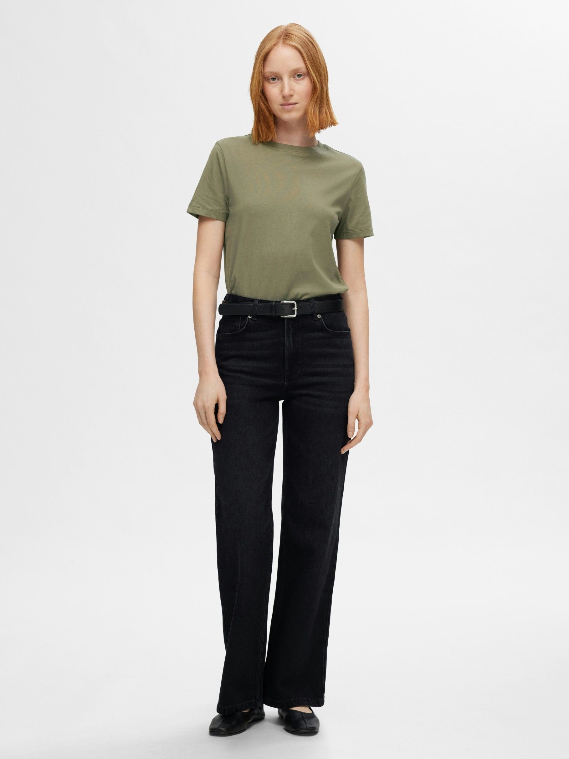 SELECTED FEMME - SHIRT - Groen