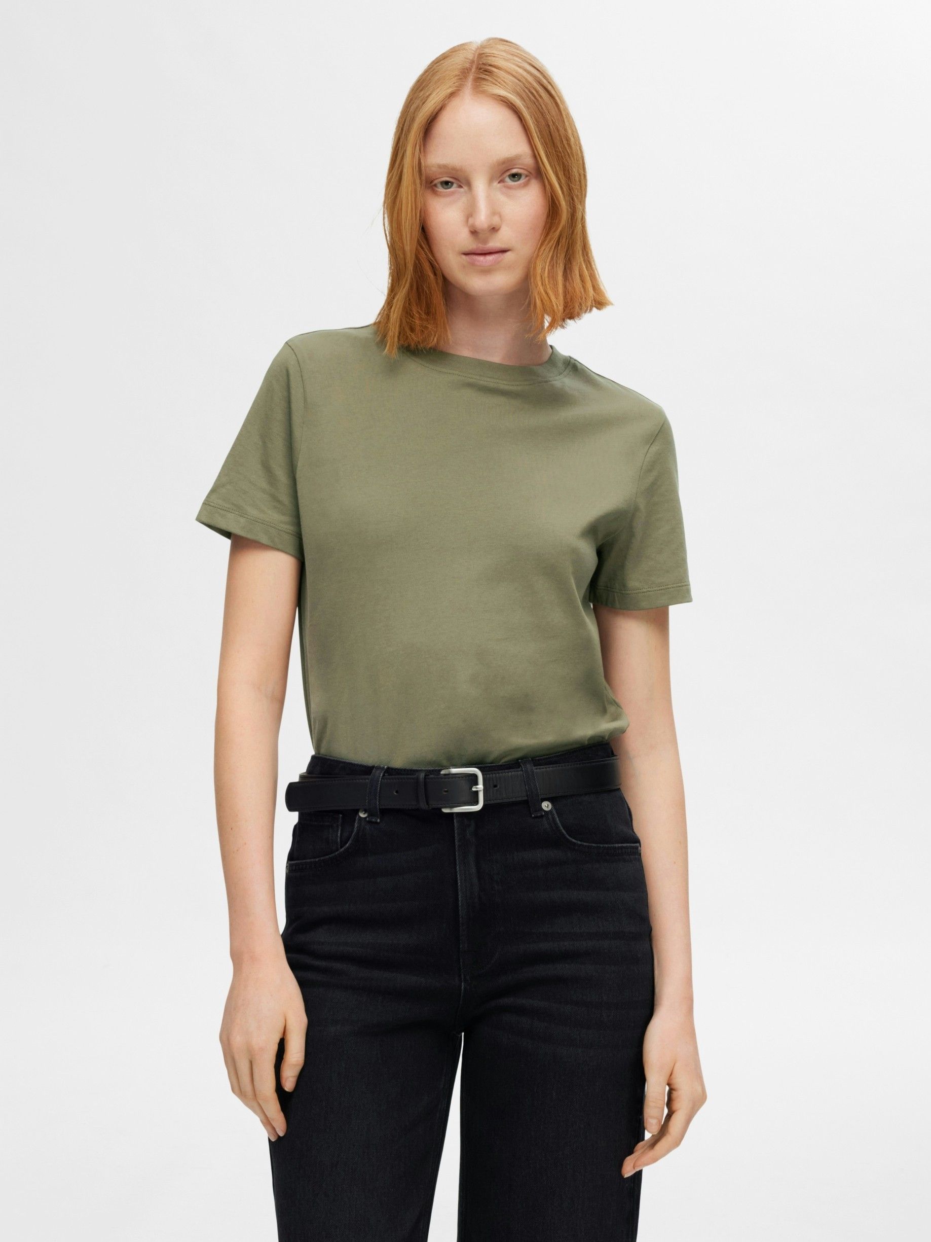 SELECTED FEMME - SHIRT - Groen