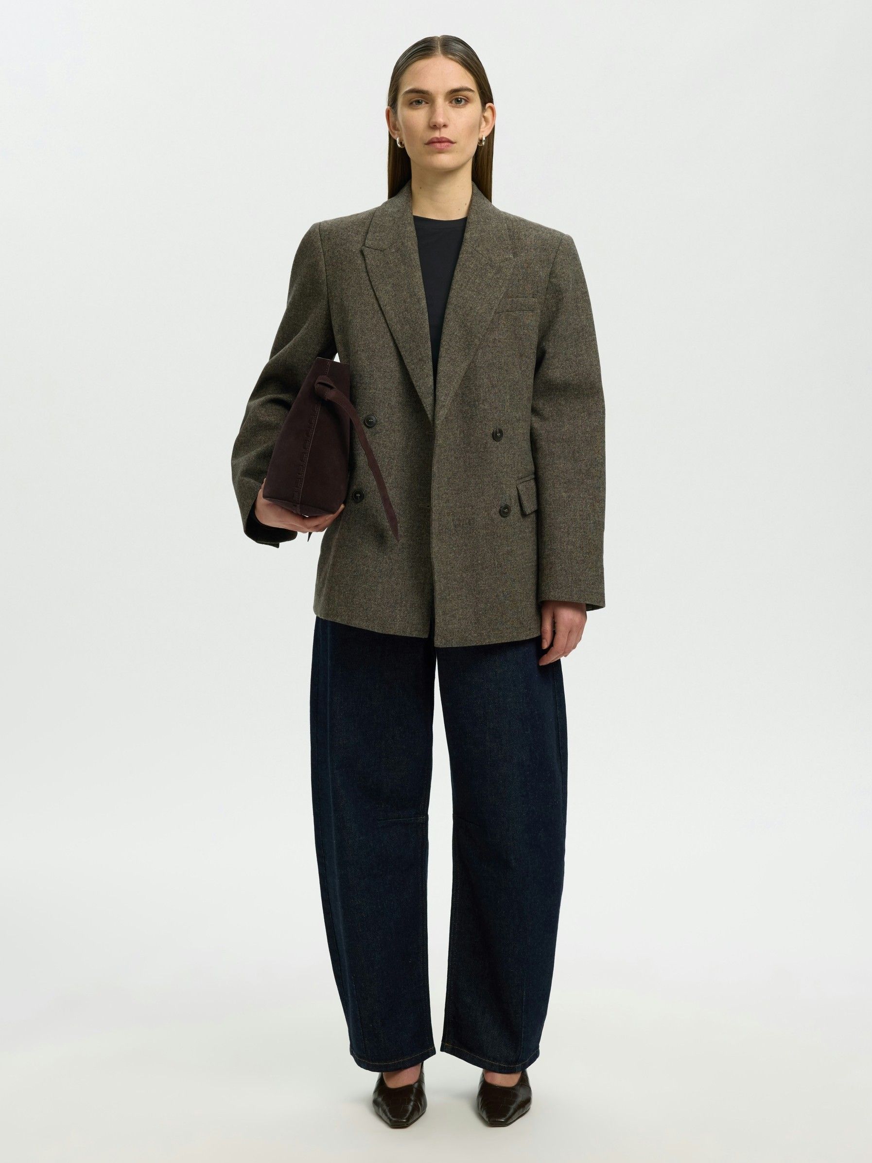 SELECTED FEMME - SHIRT - Zwart
