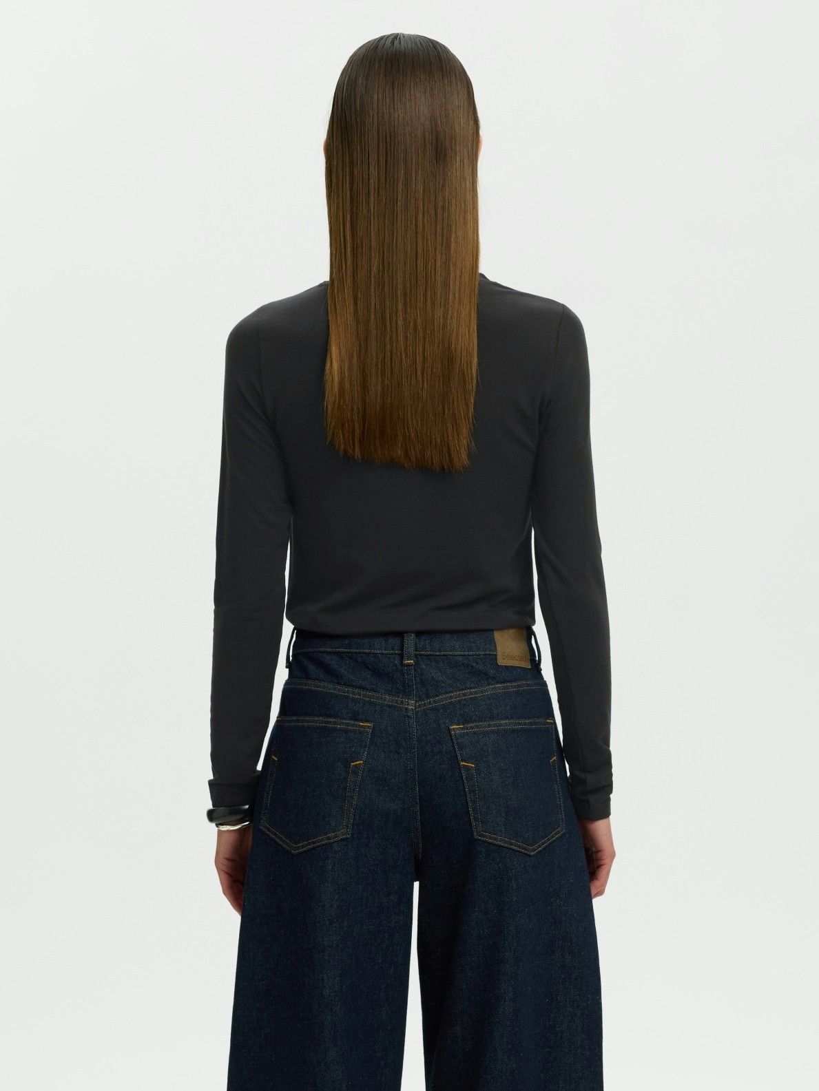 SELECTED FEMME - SHIRT - Zwart