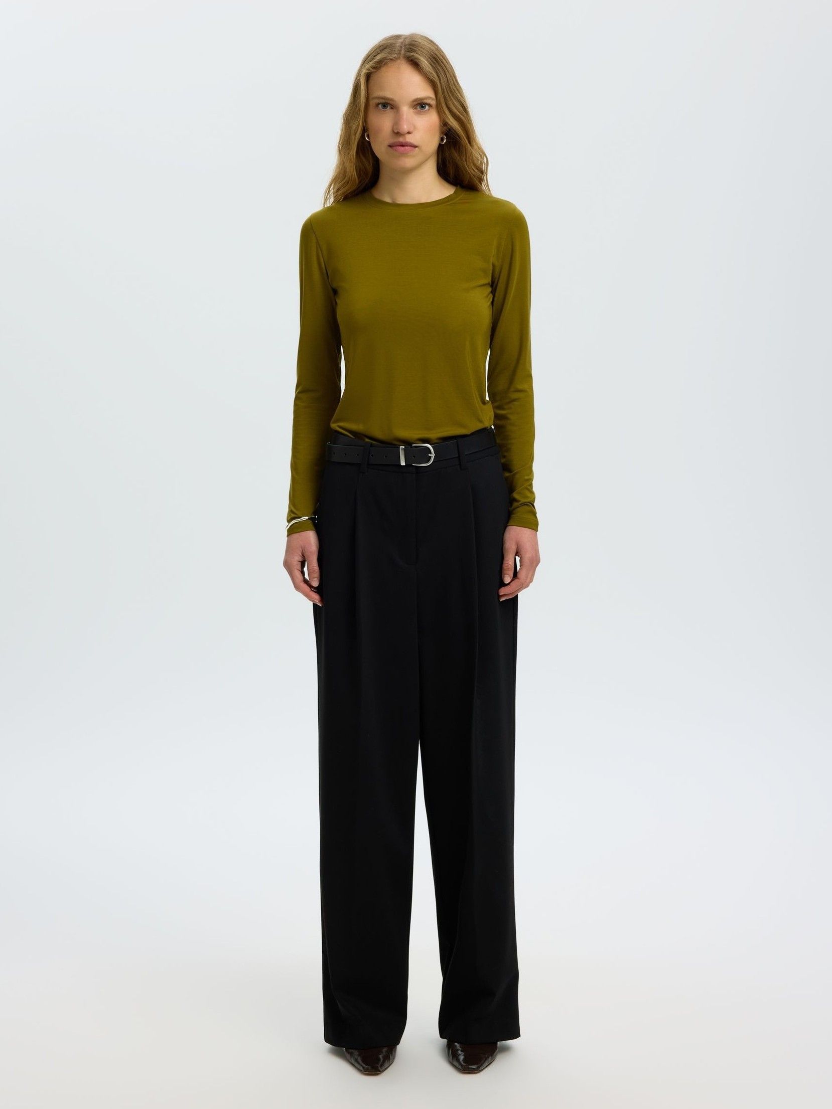 SELECTED FEMME - SHIRT - Groen