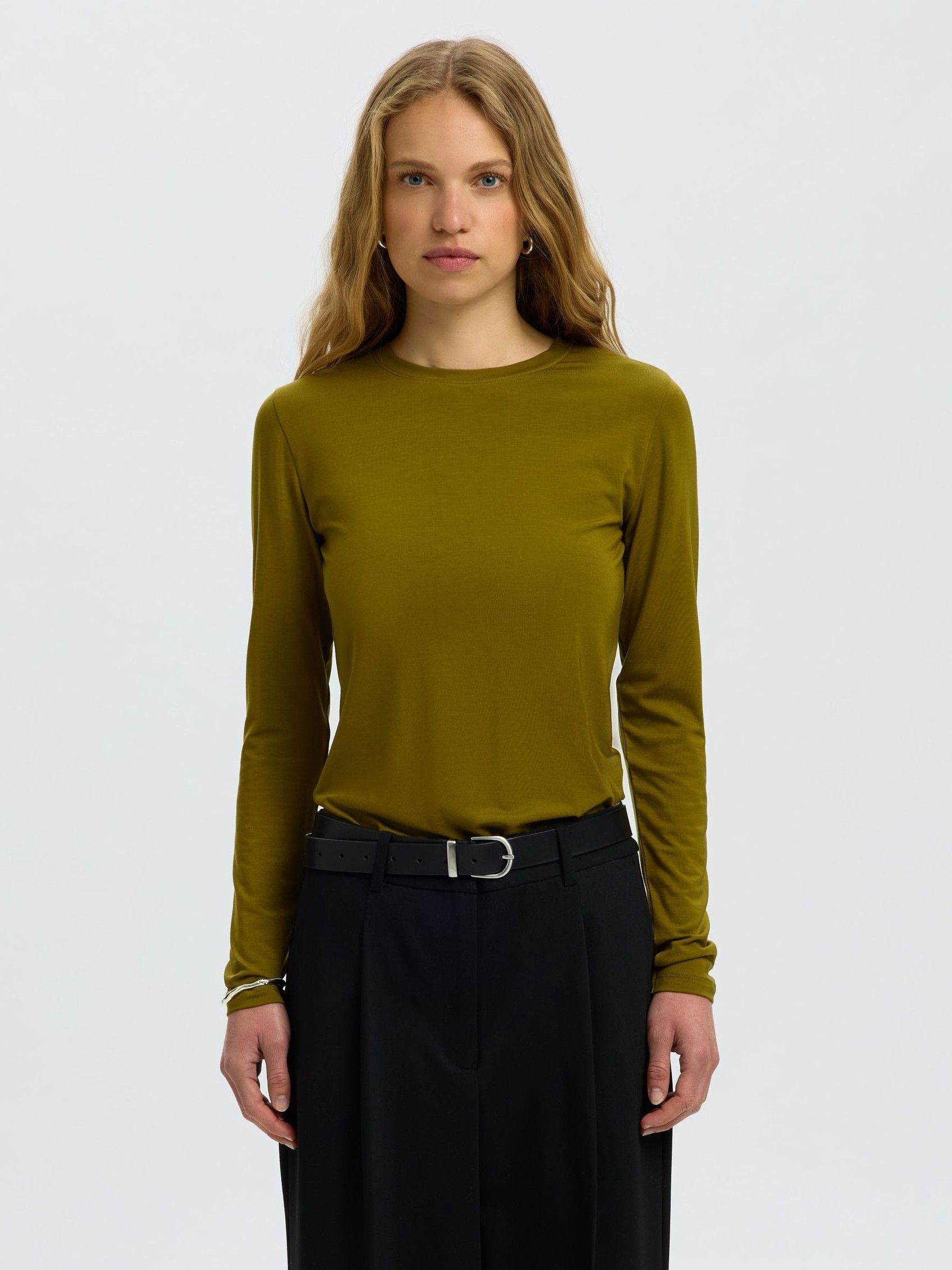 SELECTED FEMME - SHIRT - Groen