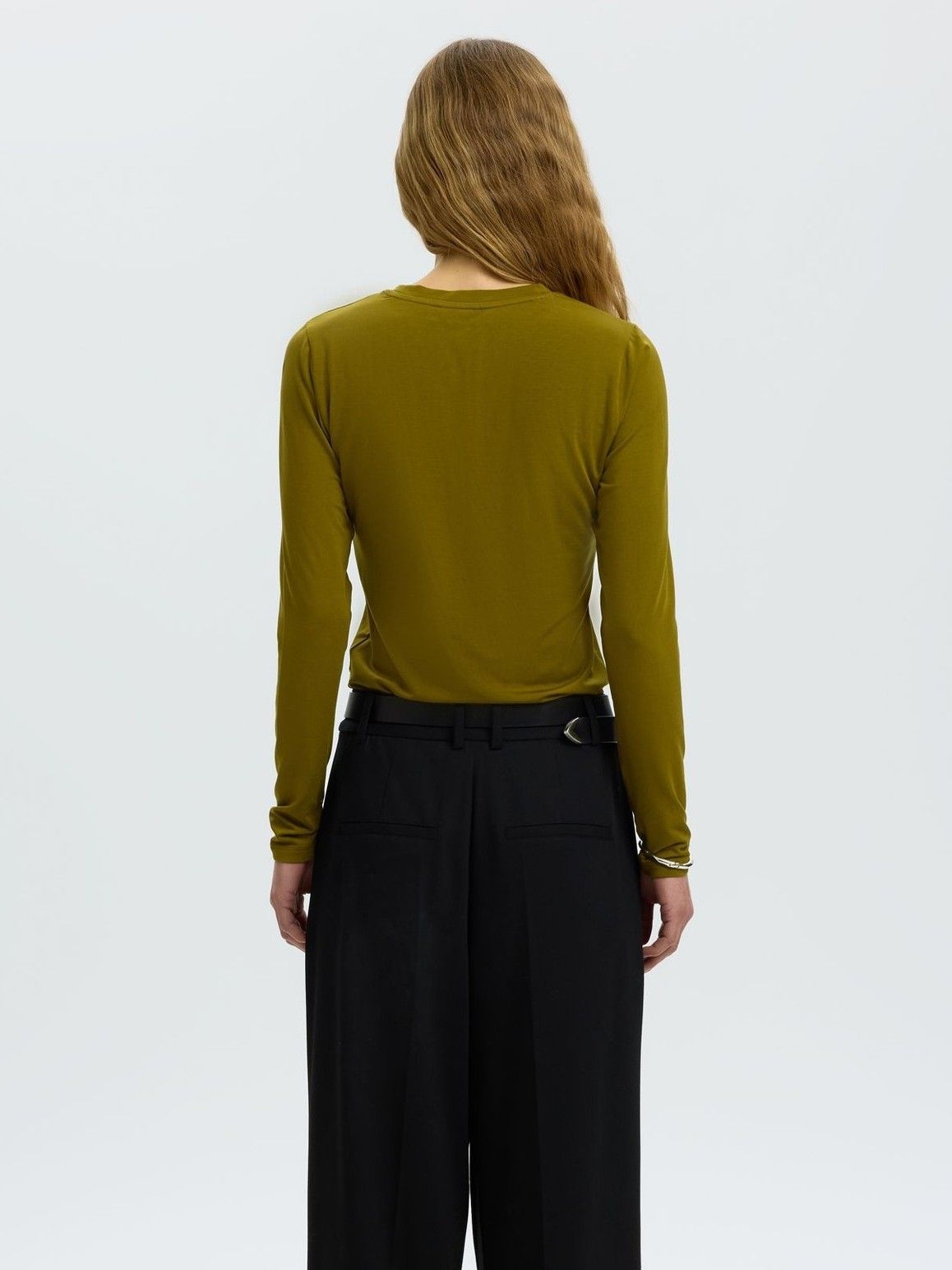 SELECTED FEMME - SHIRT - Groen
