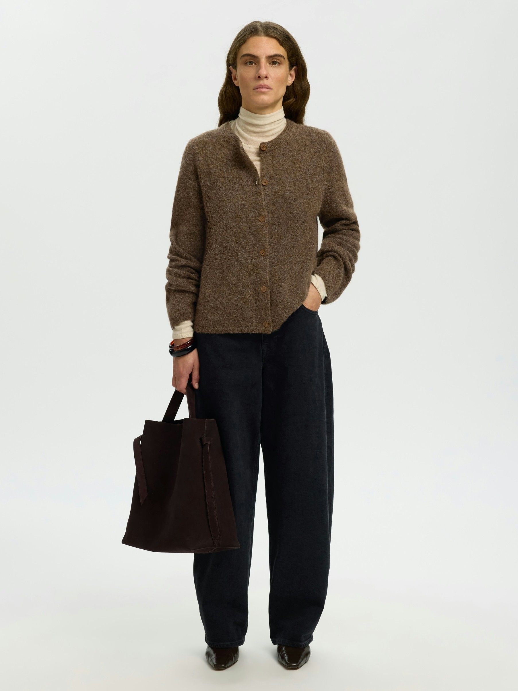 SELECTED FEMME - VEST - Bruin