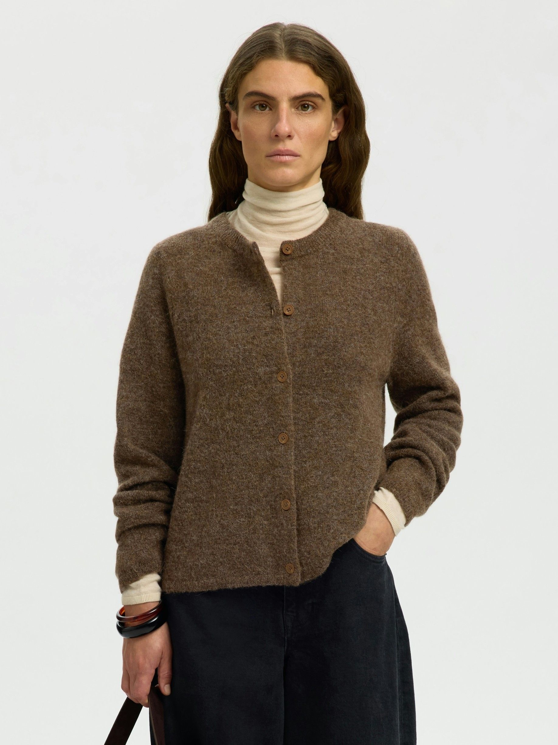 SELECTED FEMME - VEST - Bruin