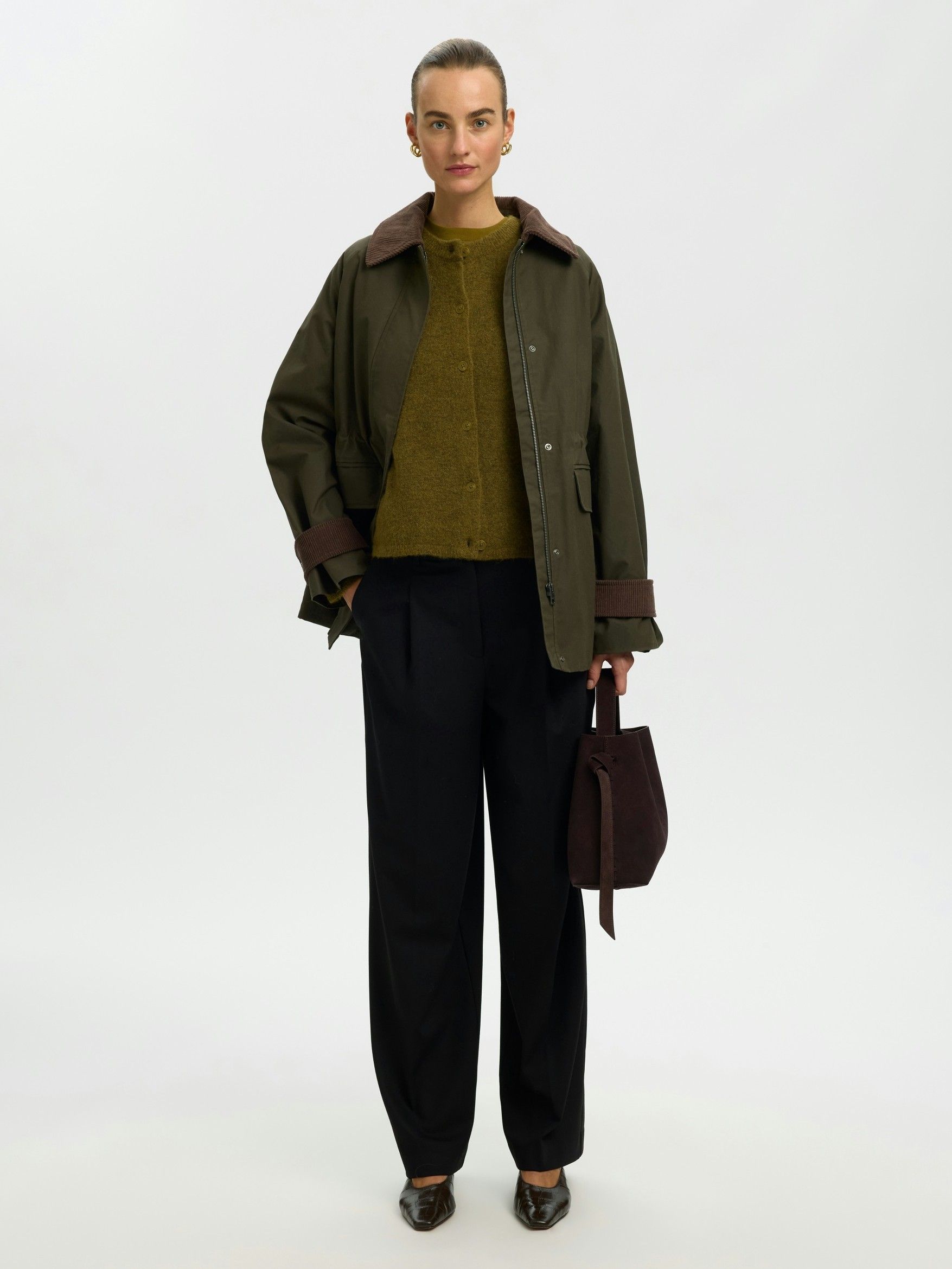 SELECTED FEMME - VEST - Groen