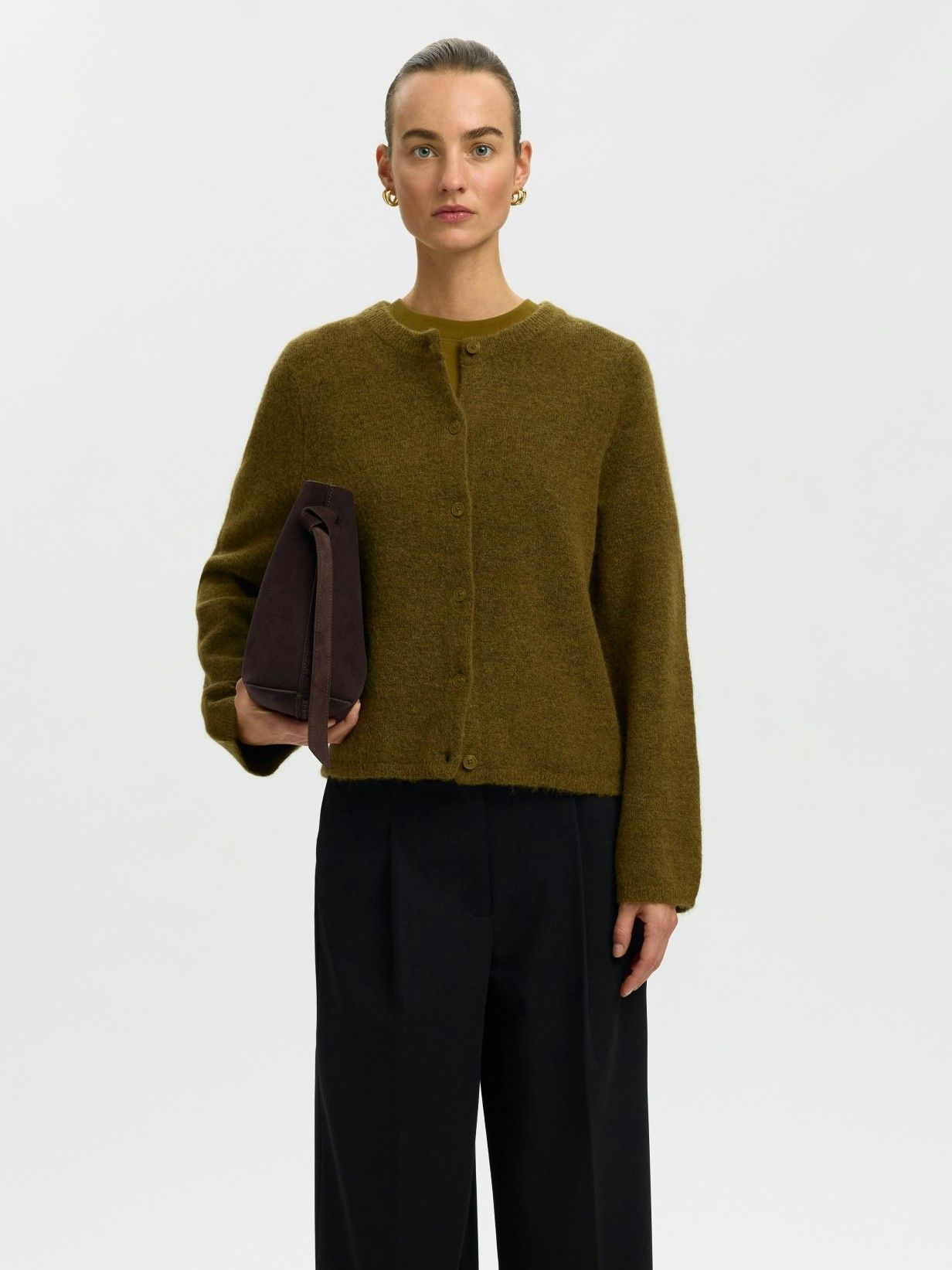 SELECTED FEMME - VEST - Groen