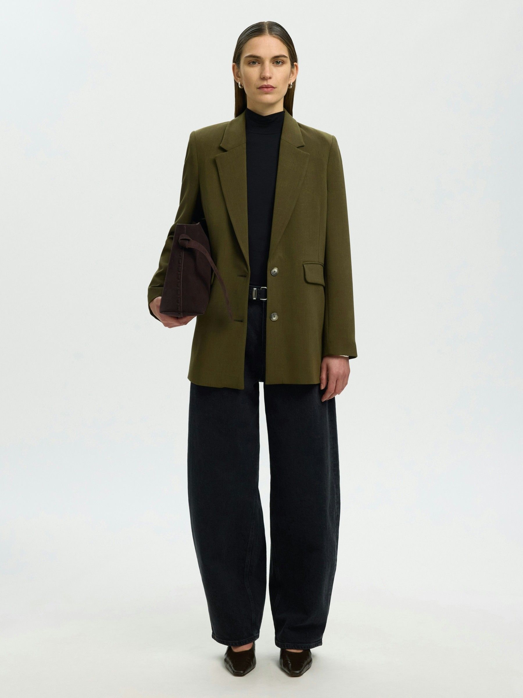 SELECTED FEMME - BLAZER - Groen