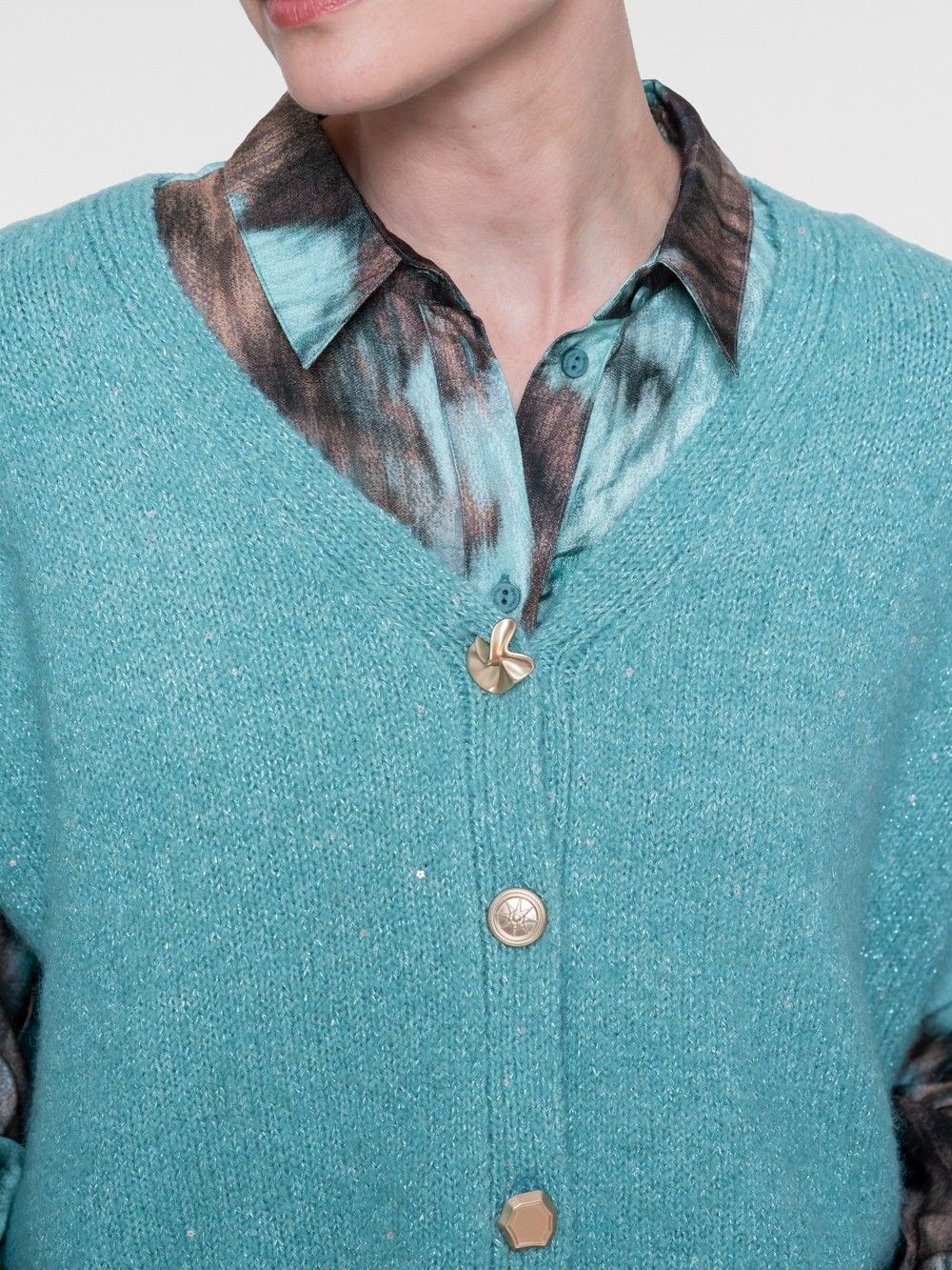 GEISHA - GILET - Groen