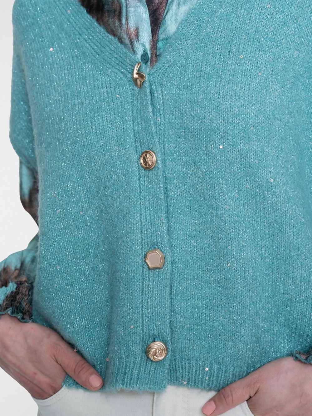 GEISHA - GILET - Groen