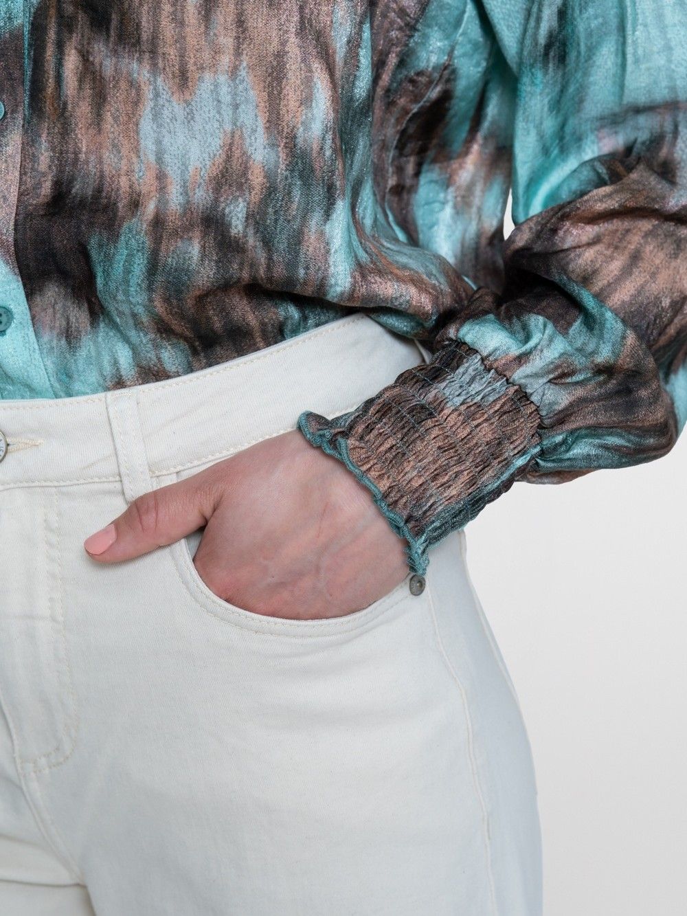 GEISHA - BLOUSE - Groen