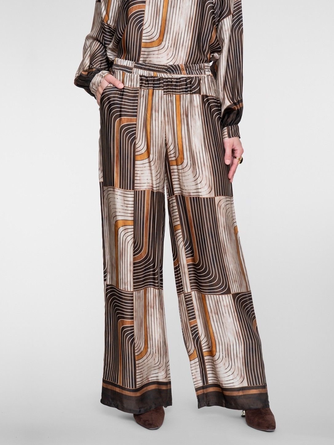 GEISHA - BROEK - Bruin