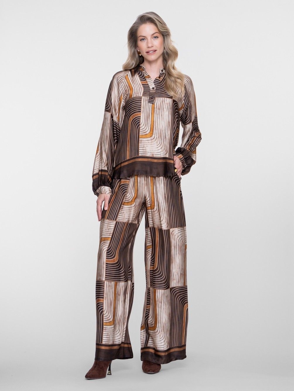 GEISHA - BLOUSE - Bruin
