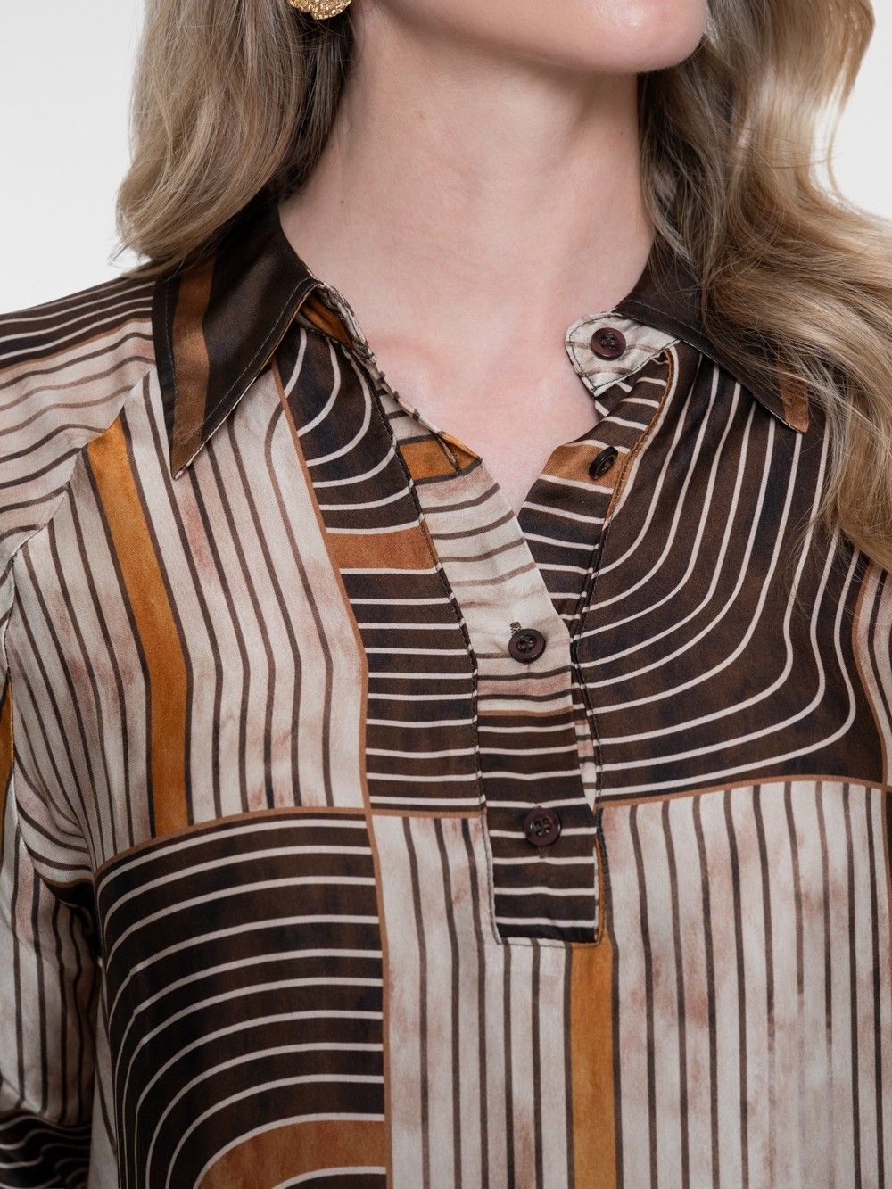 GEISHA - BLOUSE - Bruin