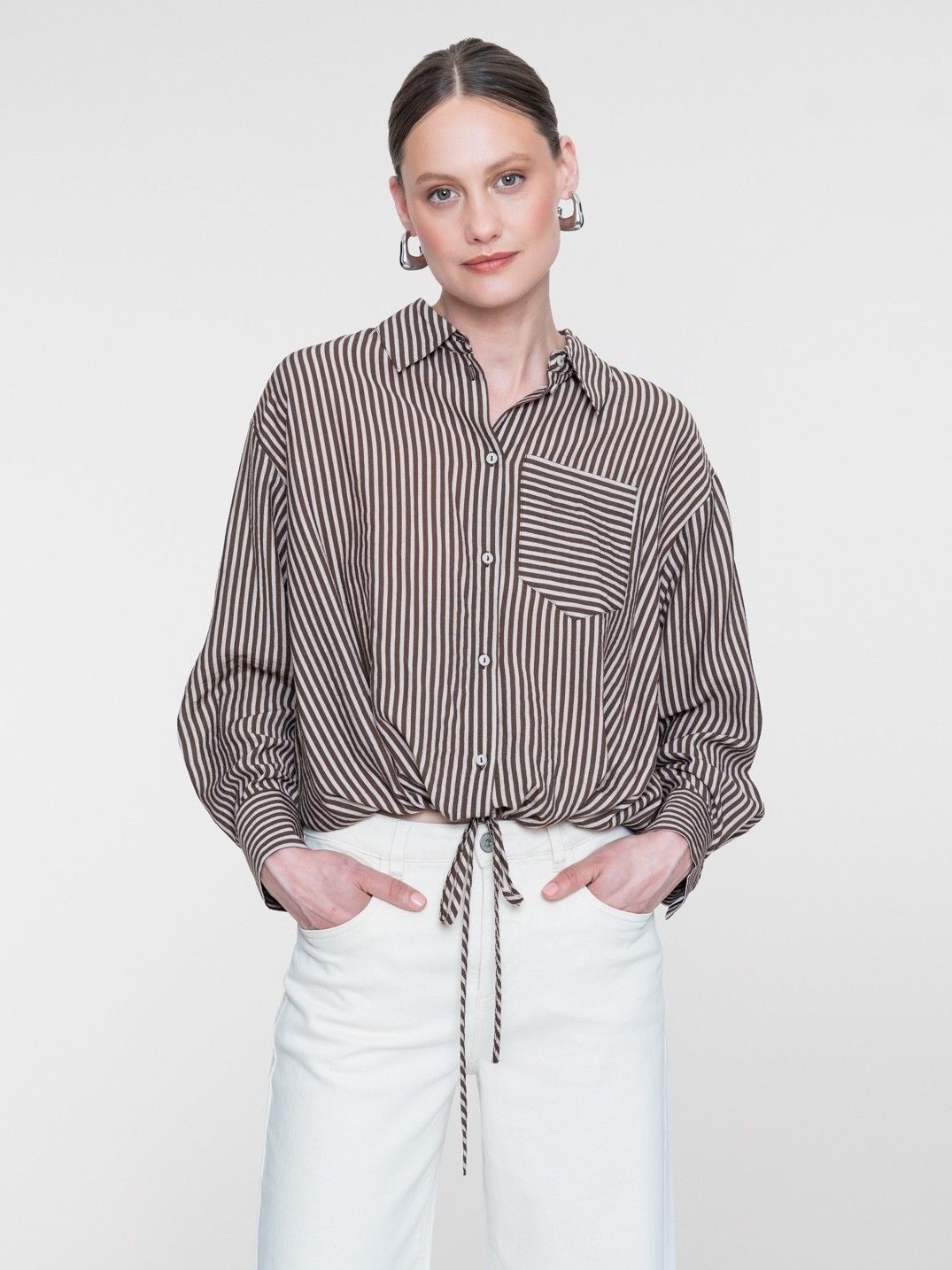 GEISHA - BLOUSE - Bruin