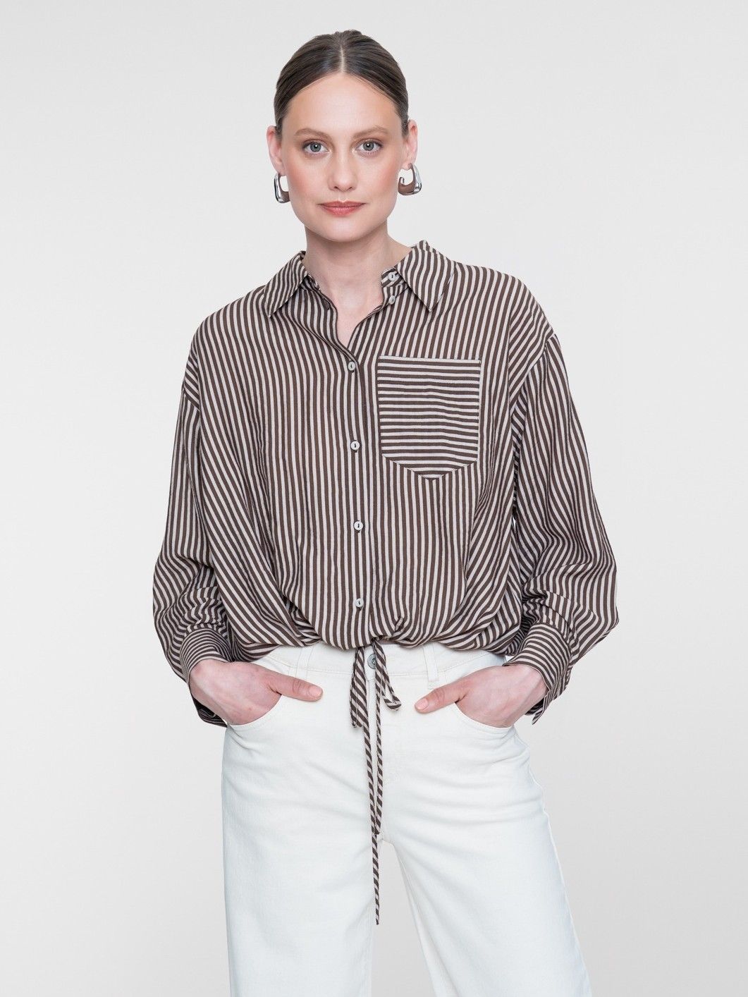 GEISHA - BLOUSE - Bruin