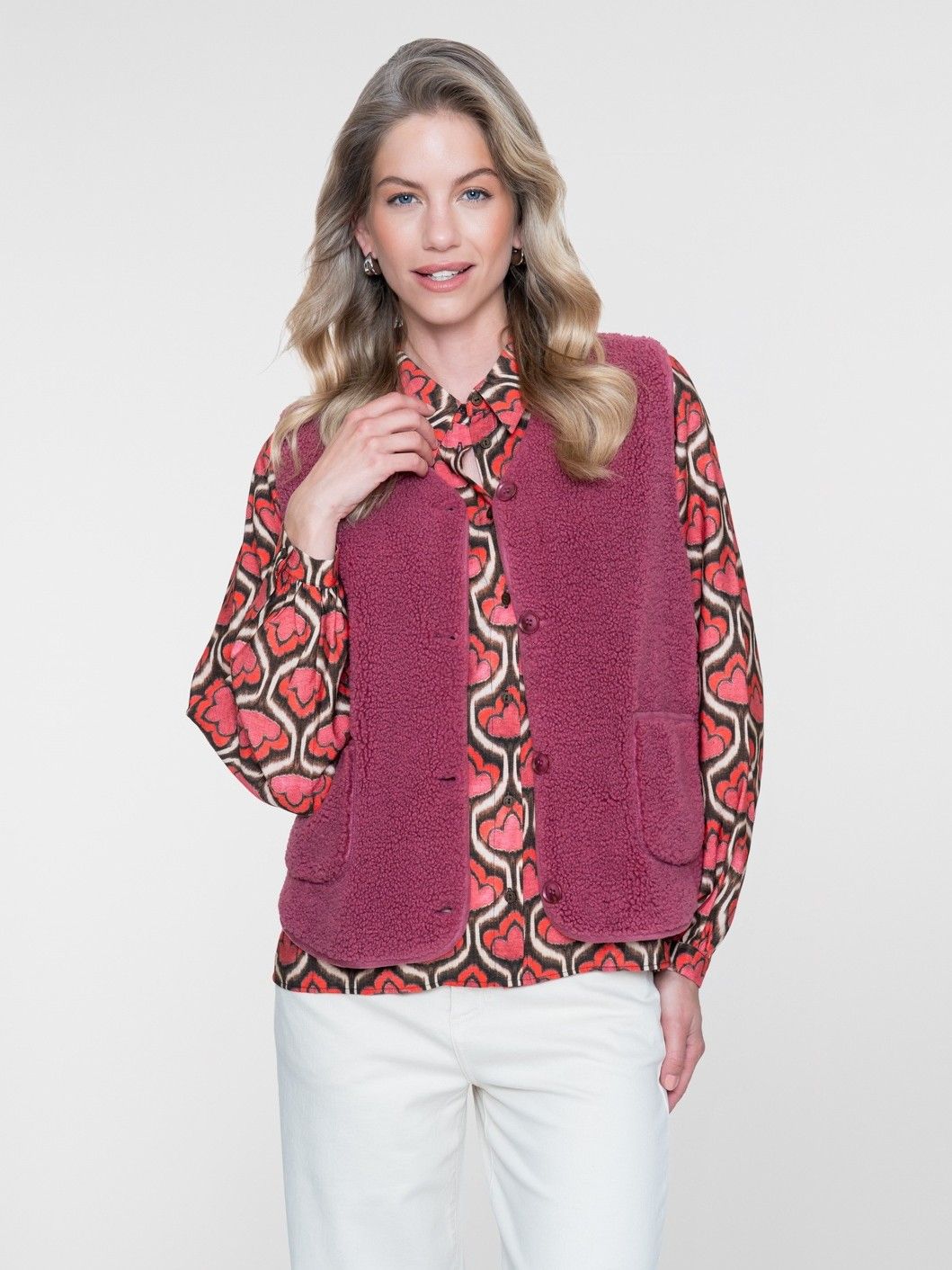 GEISHA - BLOUSE - Rood