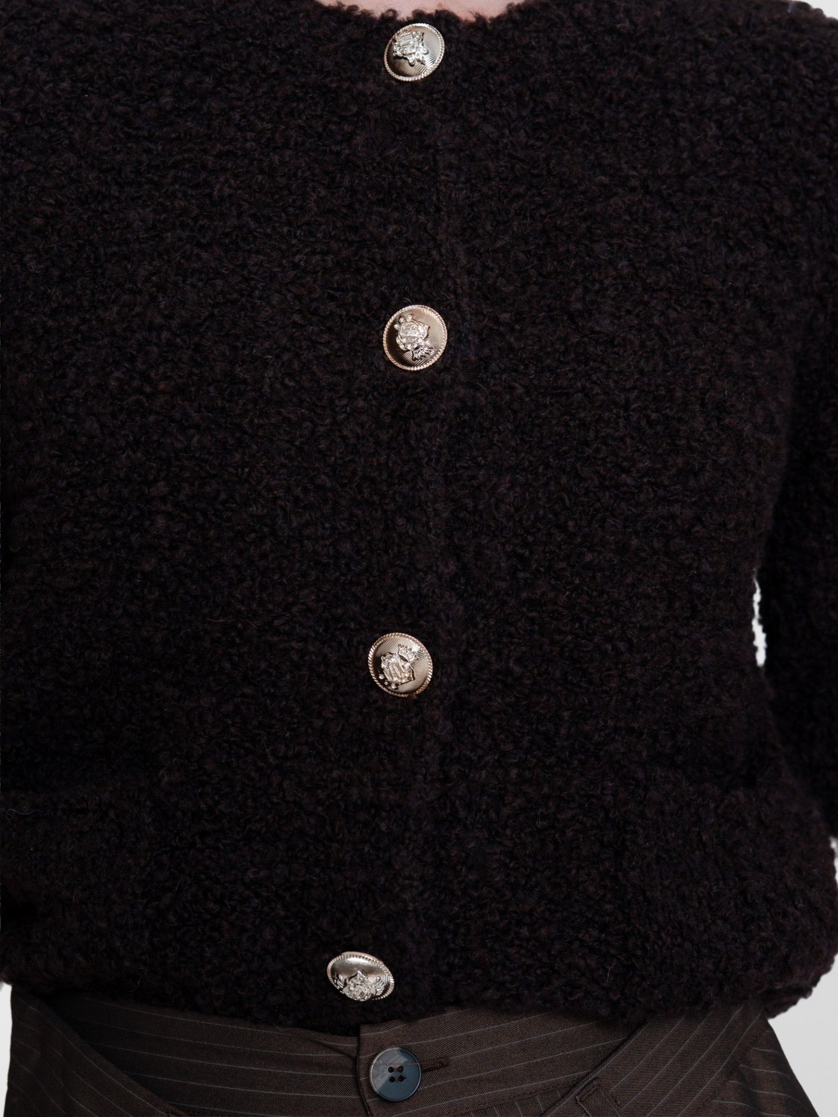 GEISHA - VEST - Bruin