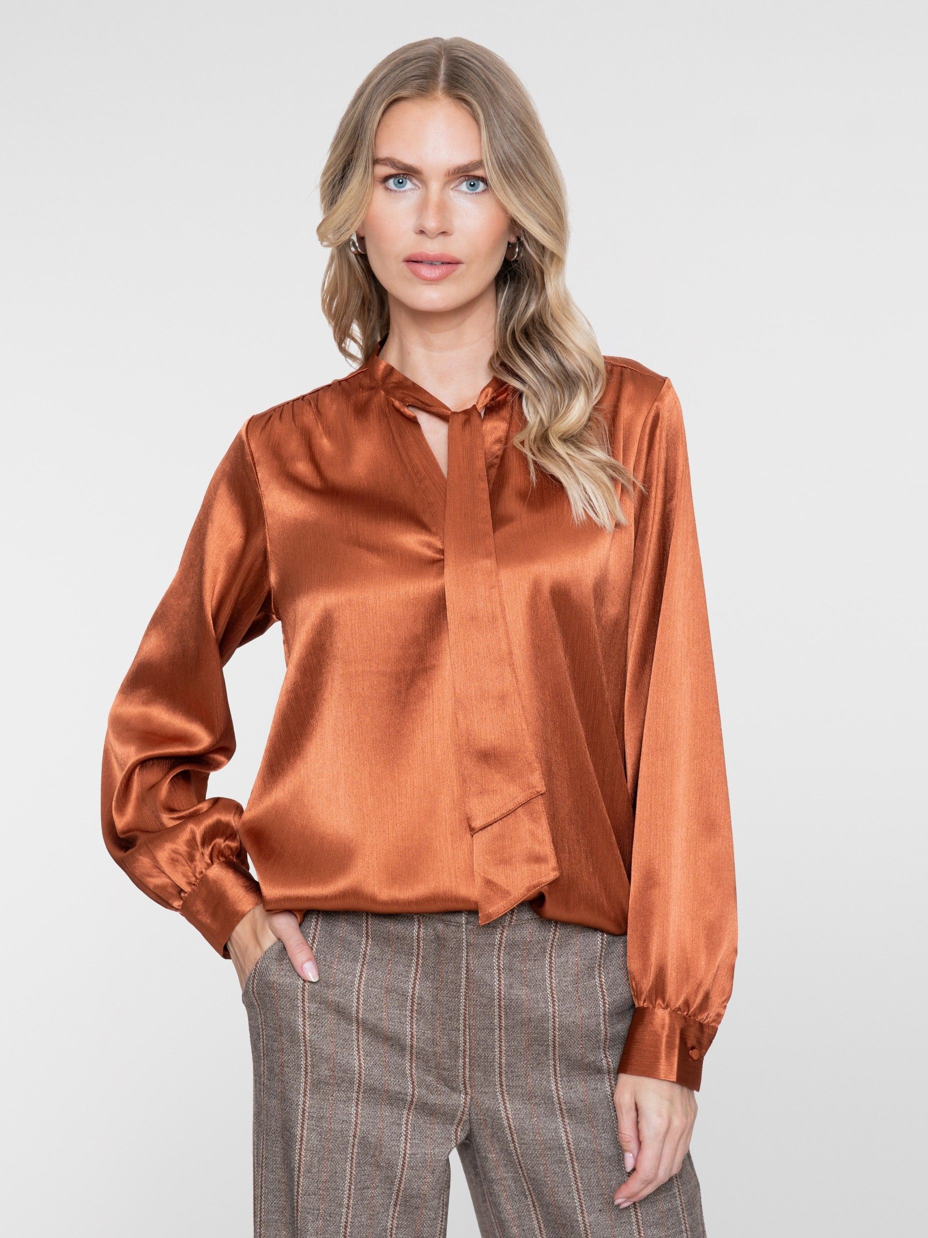 GEISHA - BLOUSE - Bruin