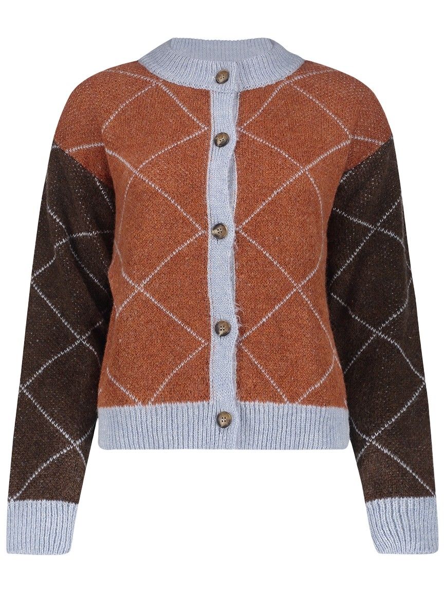 GEISHA - VEST - Bruin