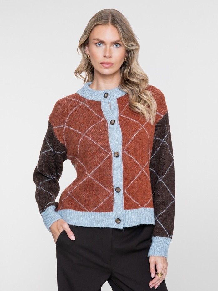 GEISHA - VEST - Bruin