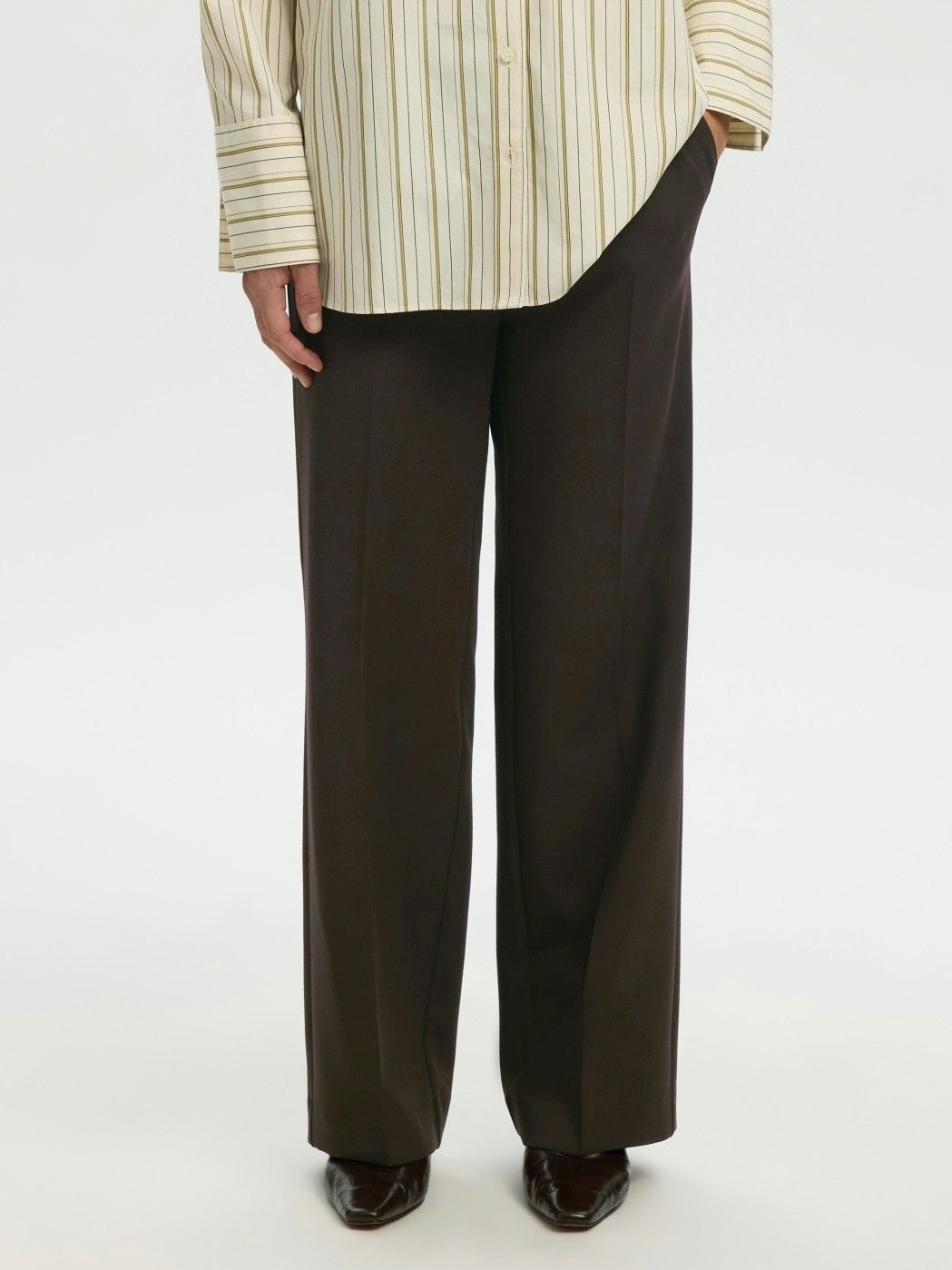 SELECTED FEMME - BROEK - Bruin