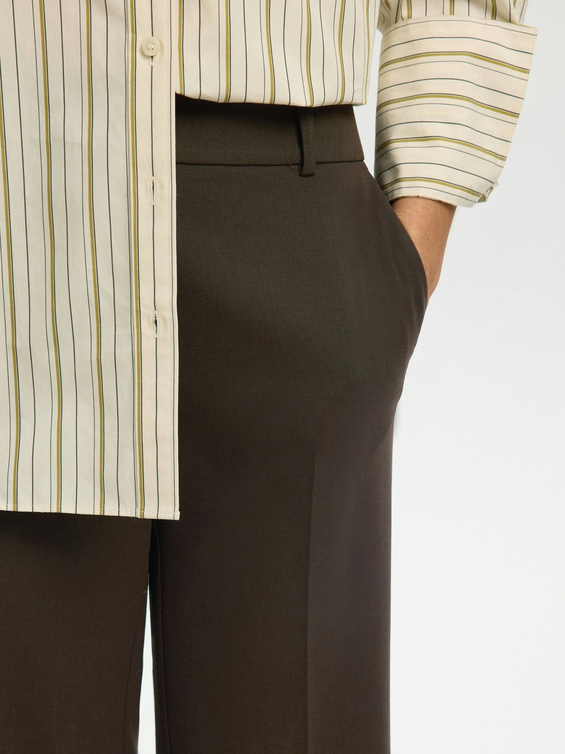SELECTED FEMME - BROEK - Bruin
