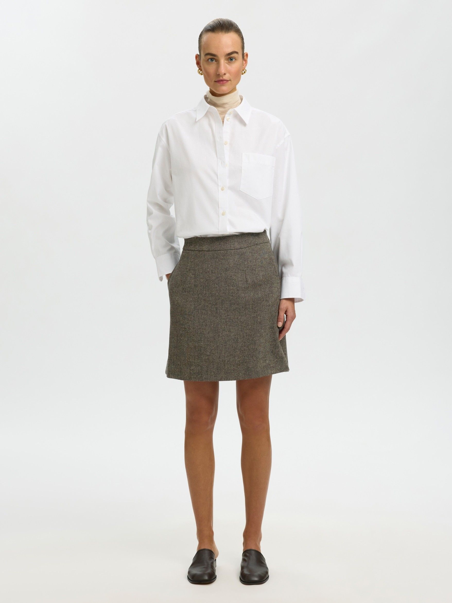 SELECTED FEMME - ROK - Bruin