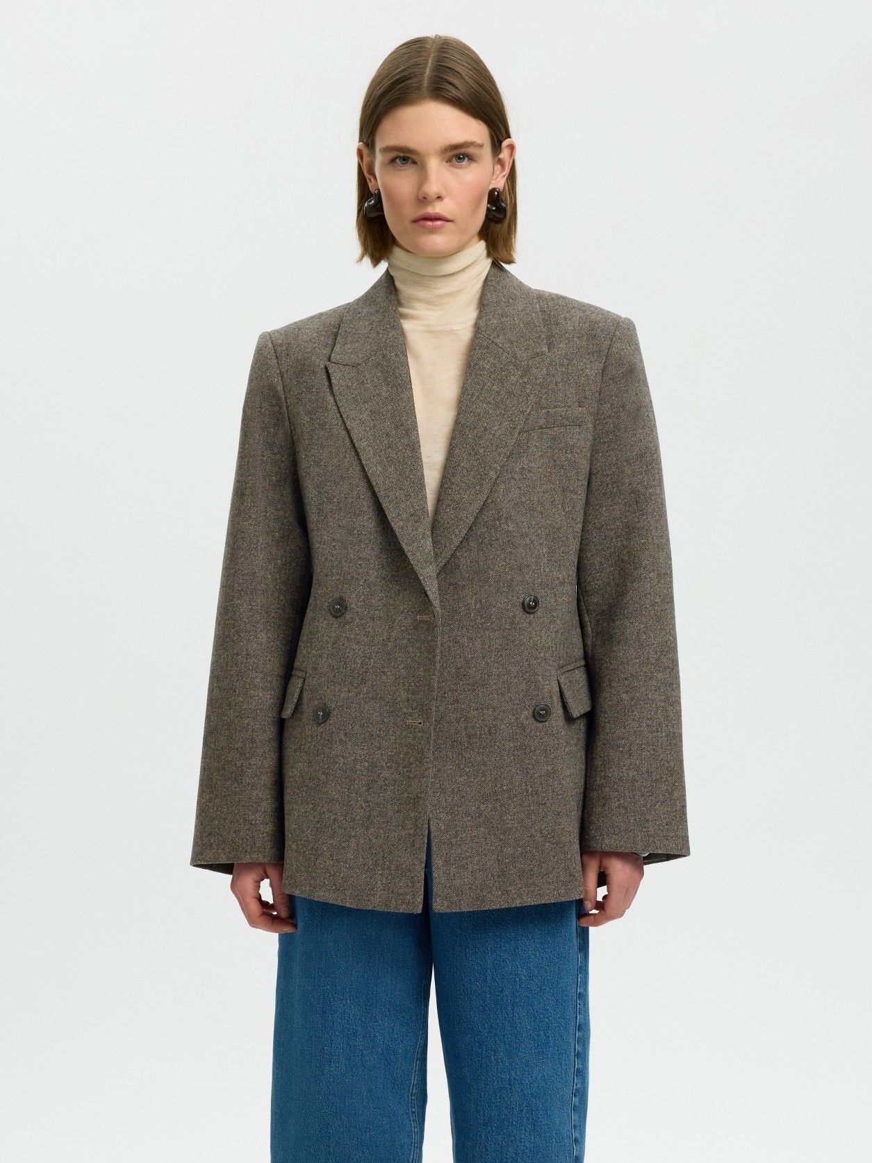 SELECTED FEMME - BLAZER - Bruin