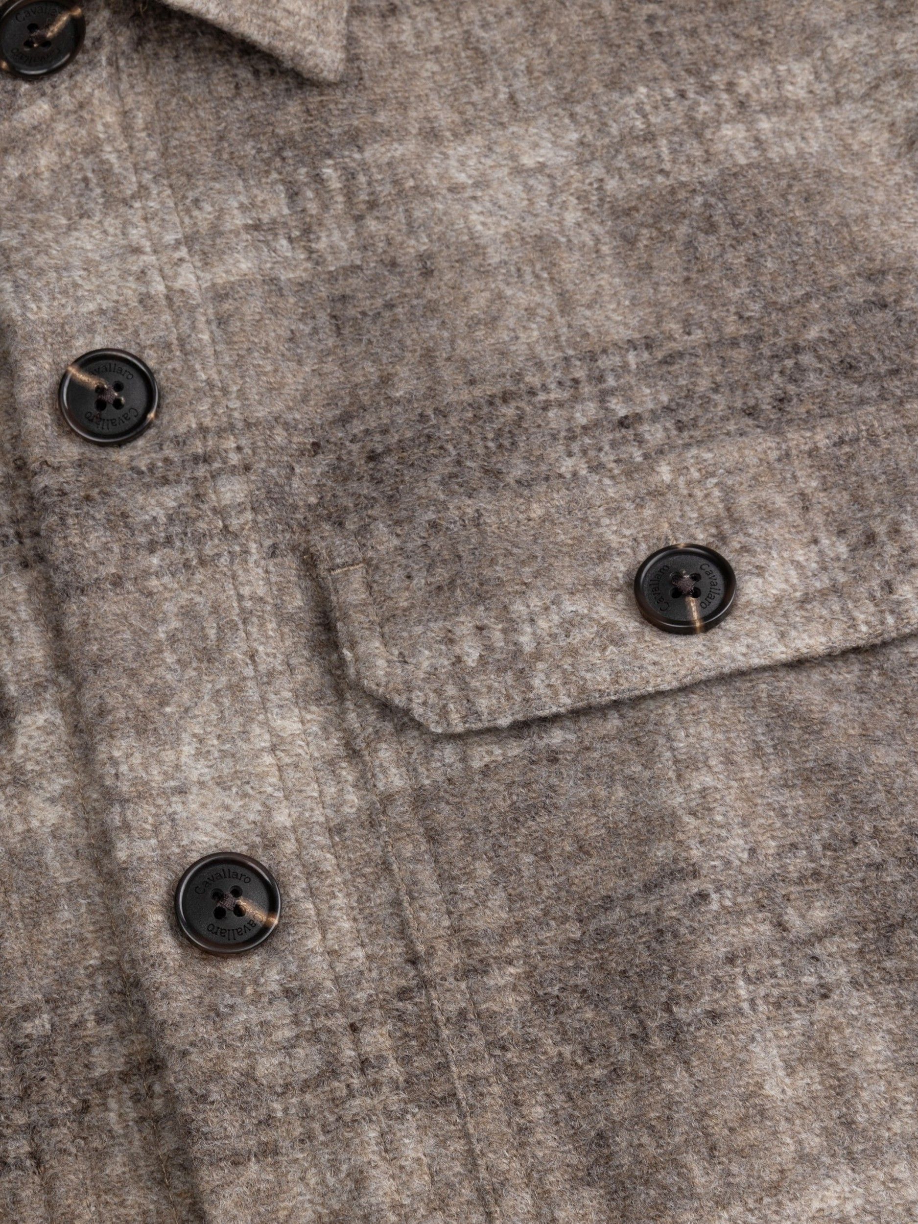 CAVALLARO - OVERSHIRT - Beige