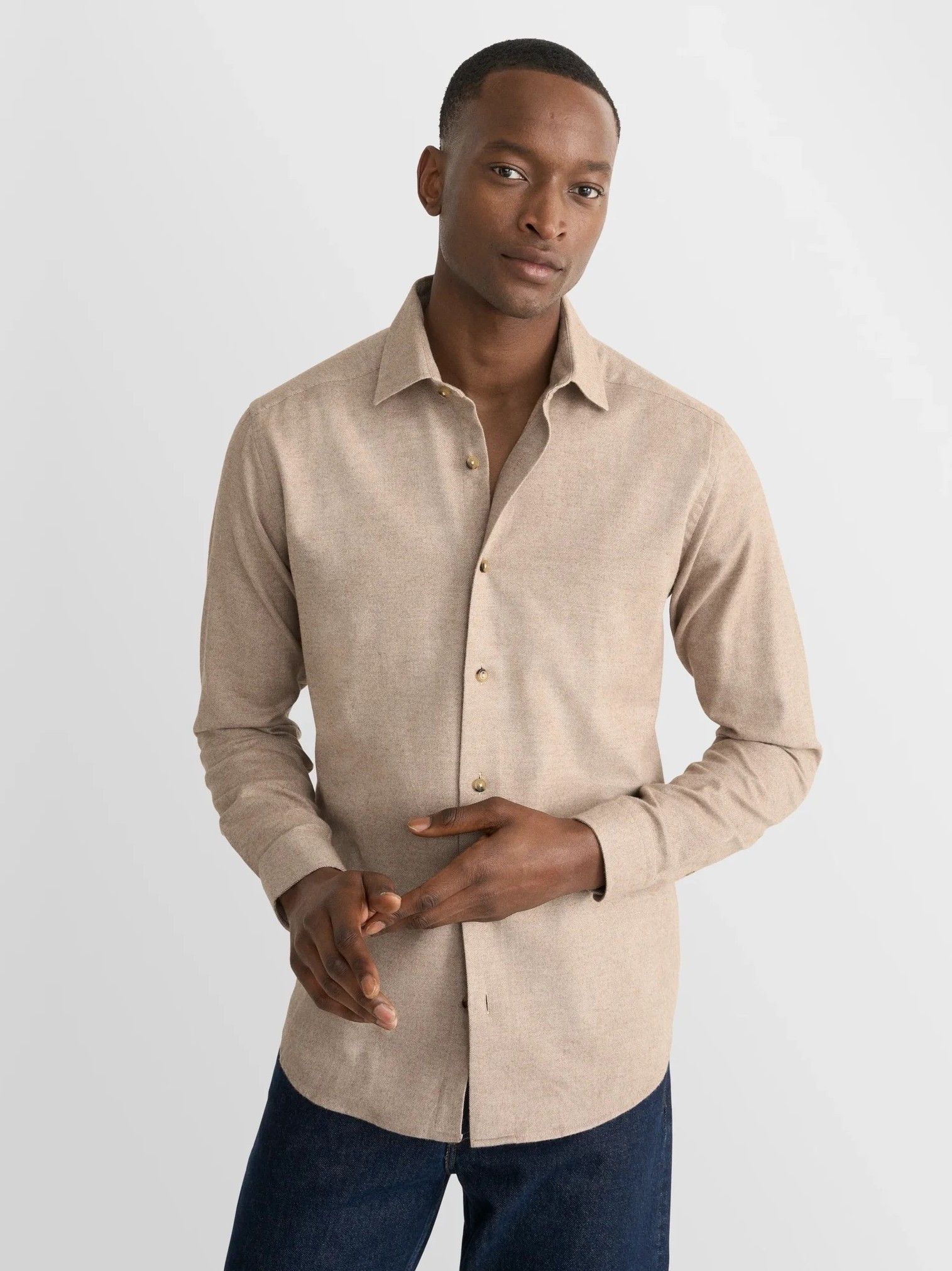 ETON - OVERHEMD - Beige