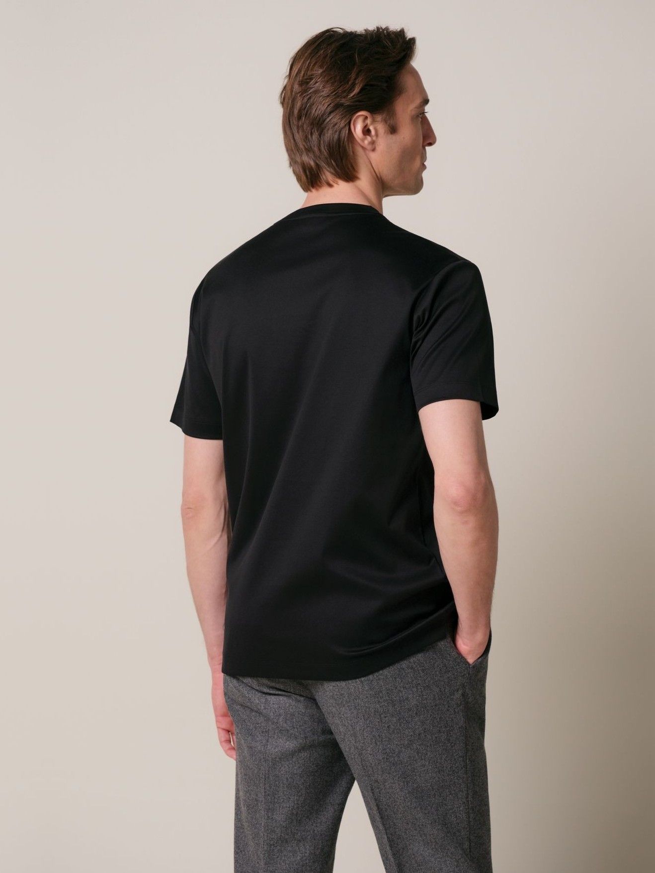 PROFUOMO - TSHIRT - Zwart
