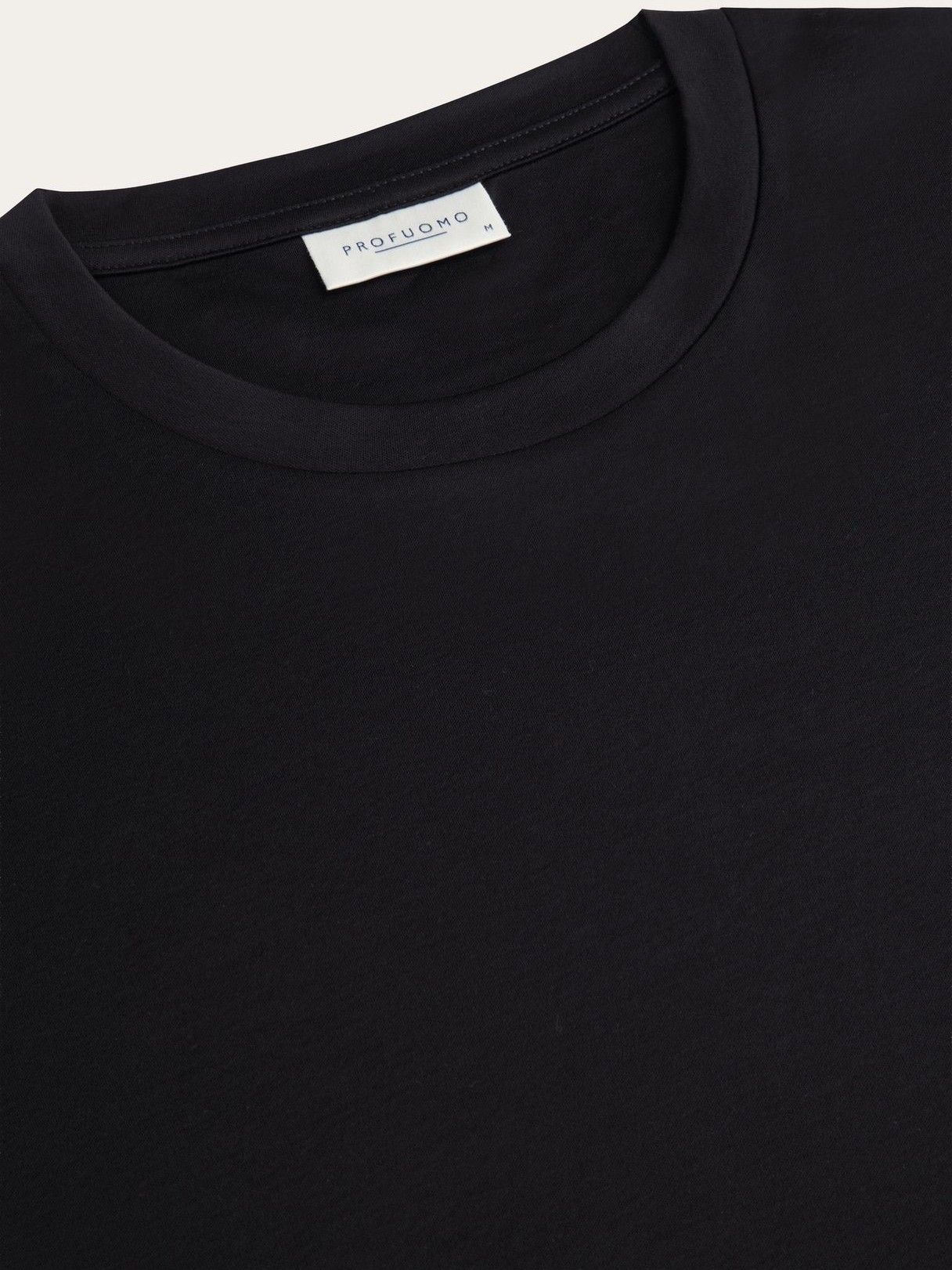 PROFUOMO - TSHIRT - Zwart