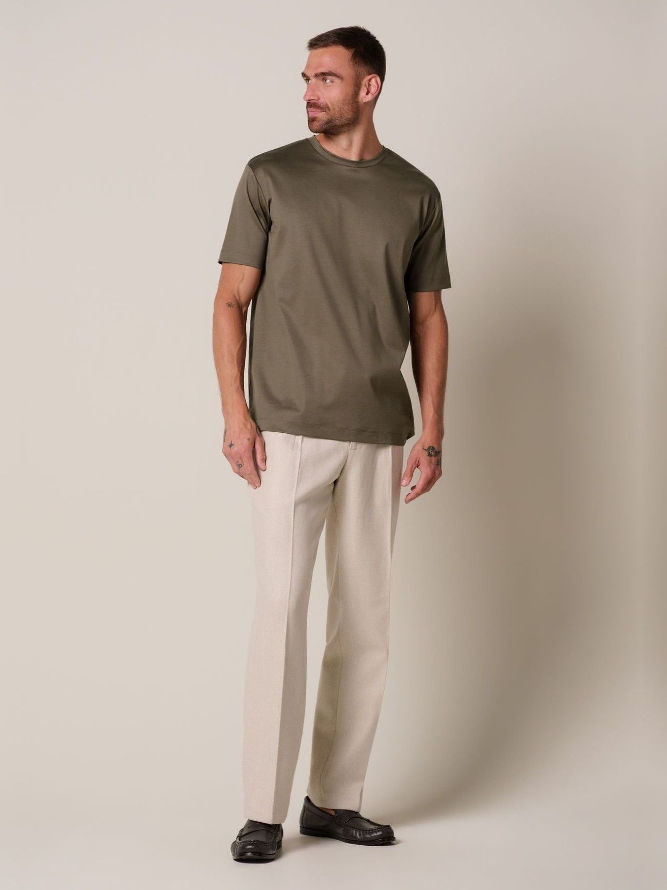 PROFUOMO - TSHIRT - Bruin