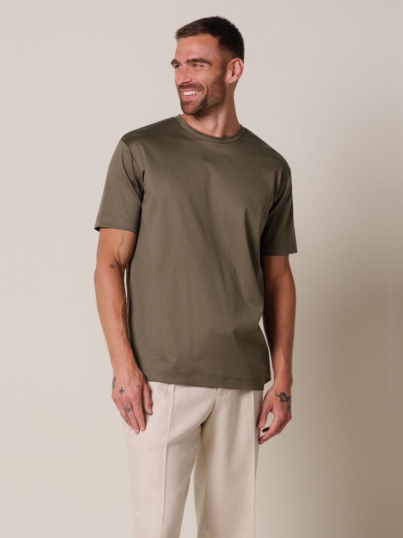 PROFUOMO - TSHIRT - Bruin