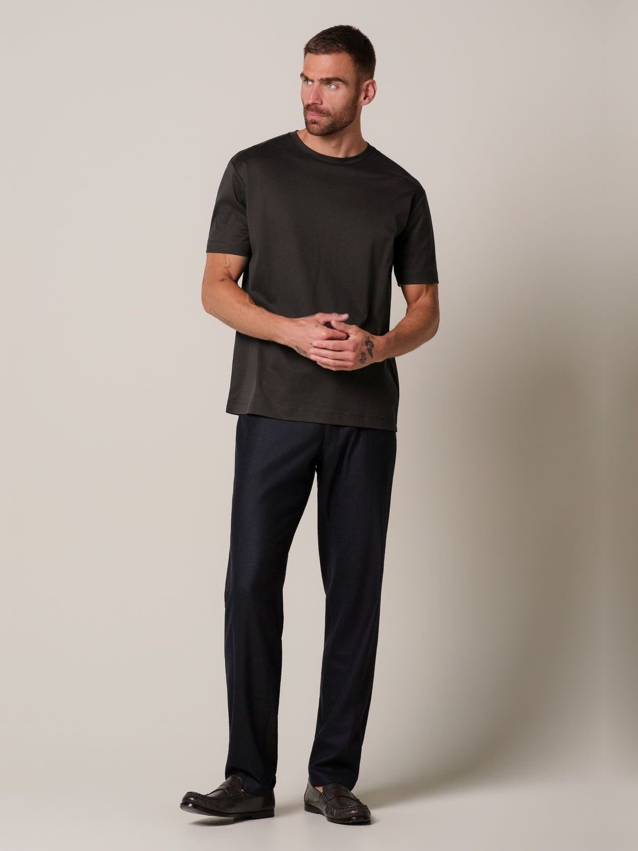 PROFUOMO - TSHIRT - Bruin