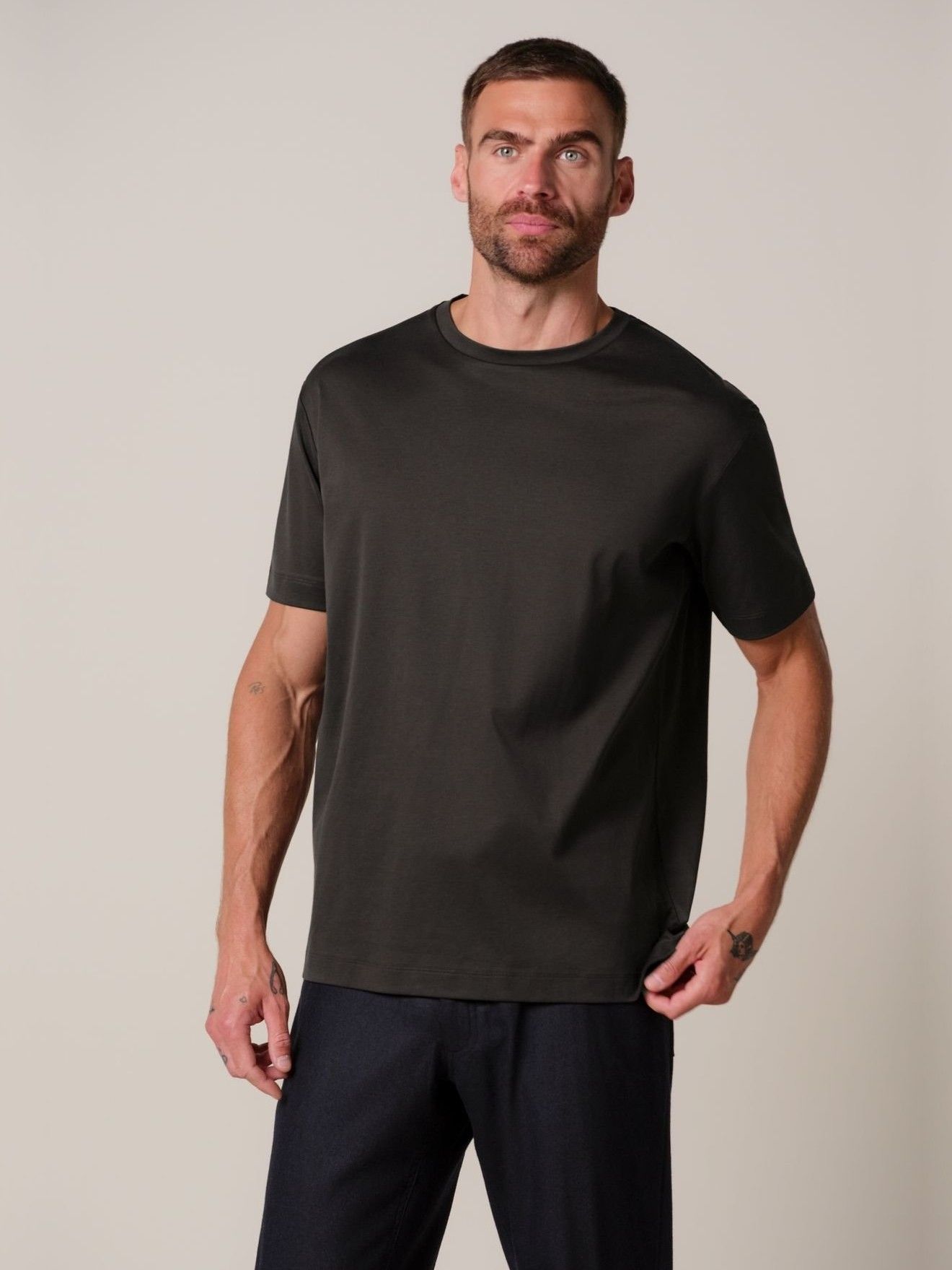 PROFUOMO - TSHIRT - Bruin
