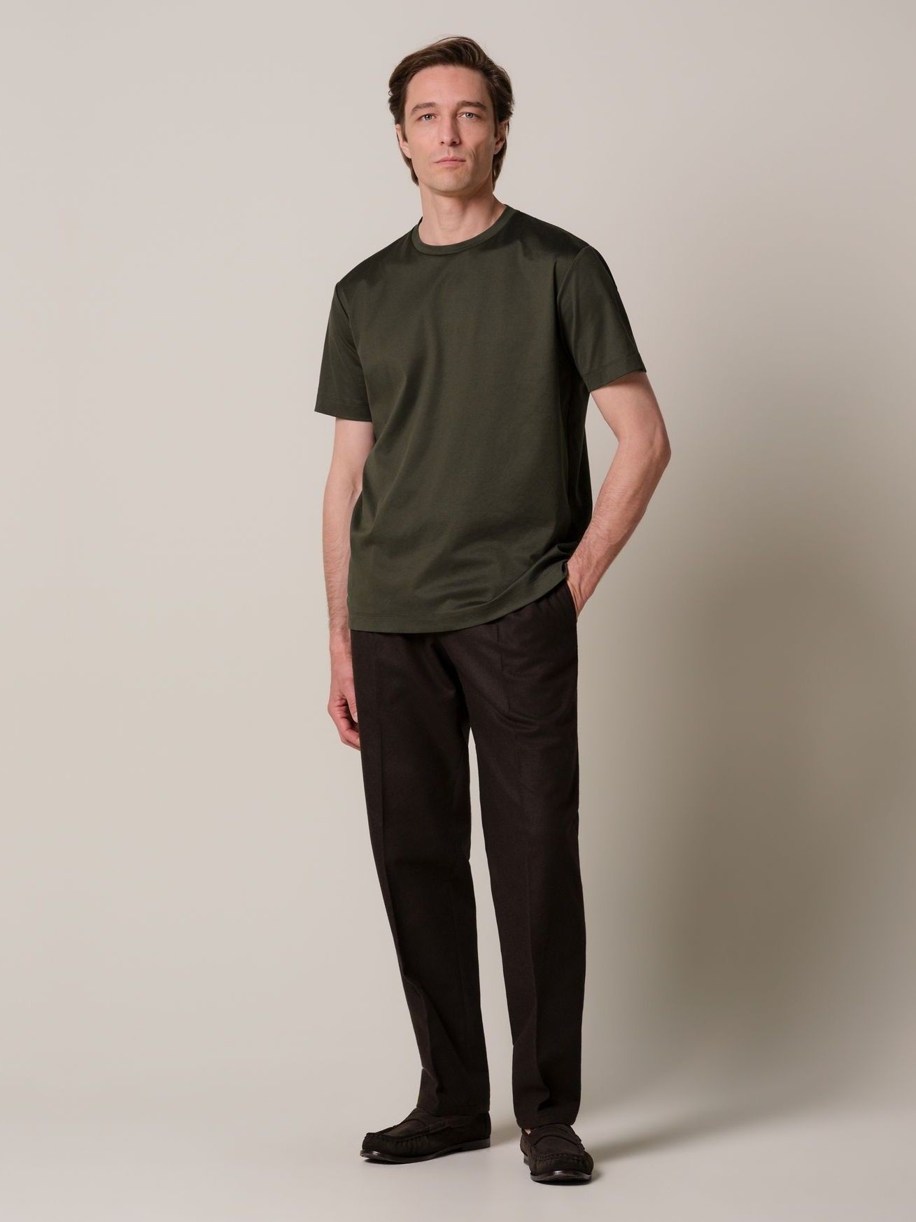 PROFUOMO - TSHIRT - Groen