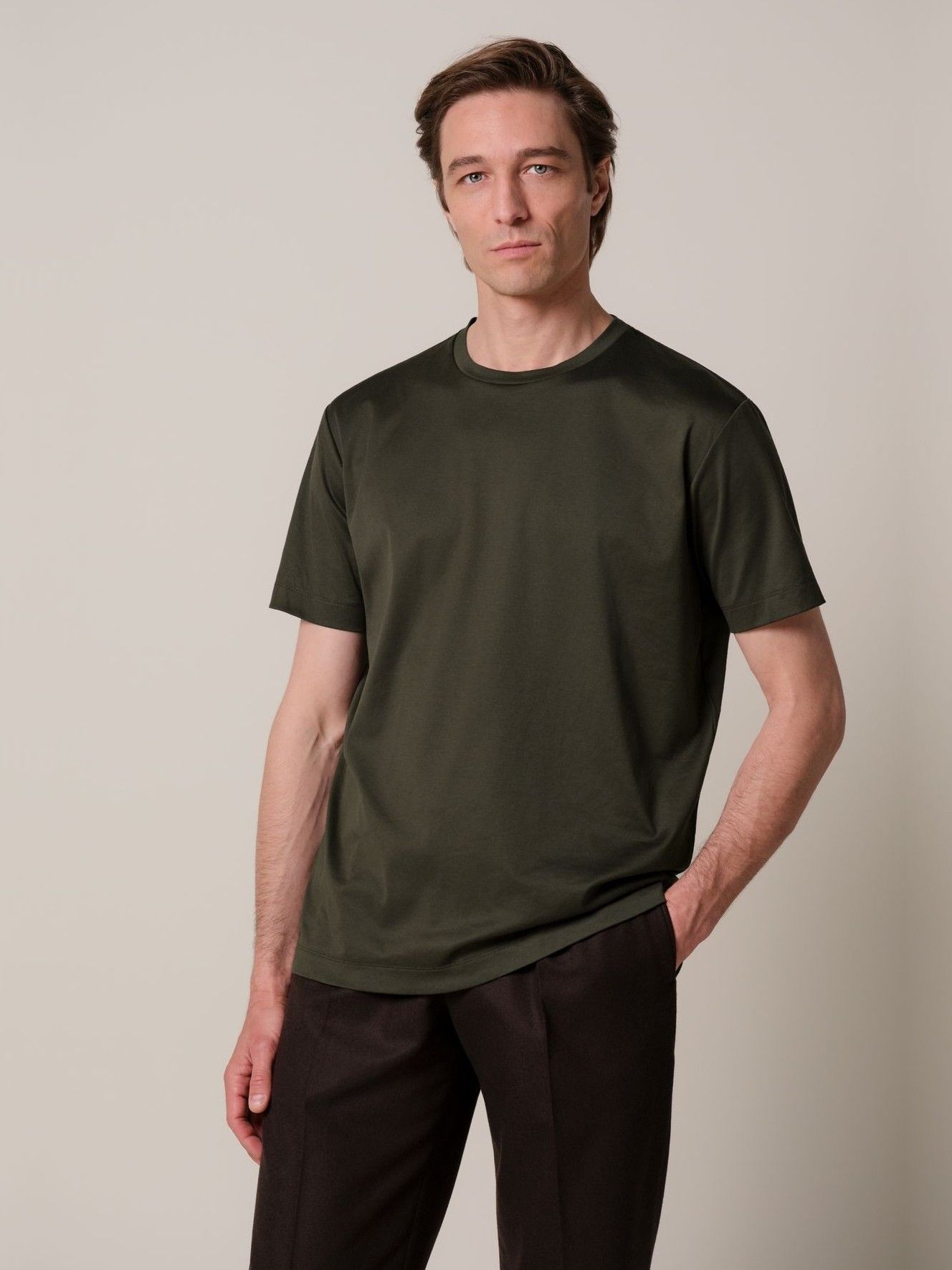 PROFUOMO - TSHIRT - Groen