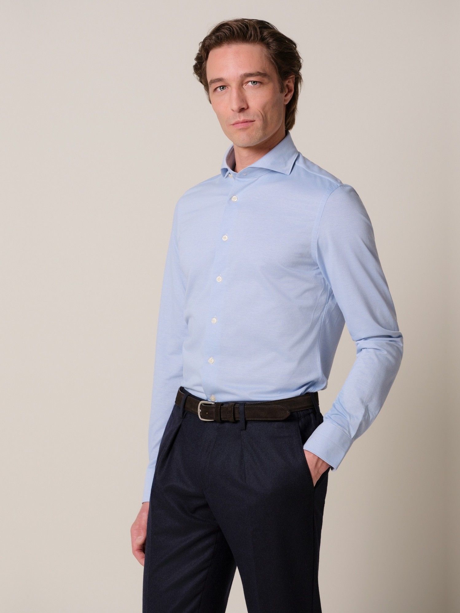 PROFUOMO - OVERHEMD - Blauw