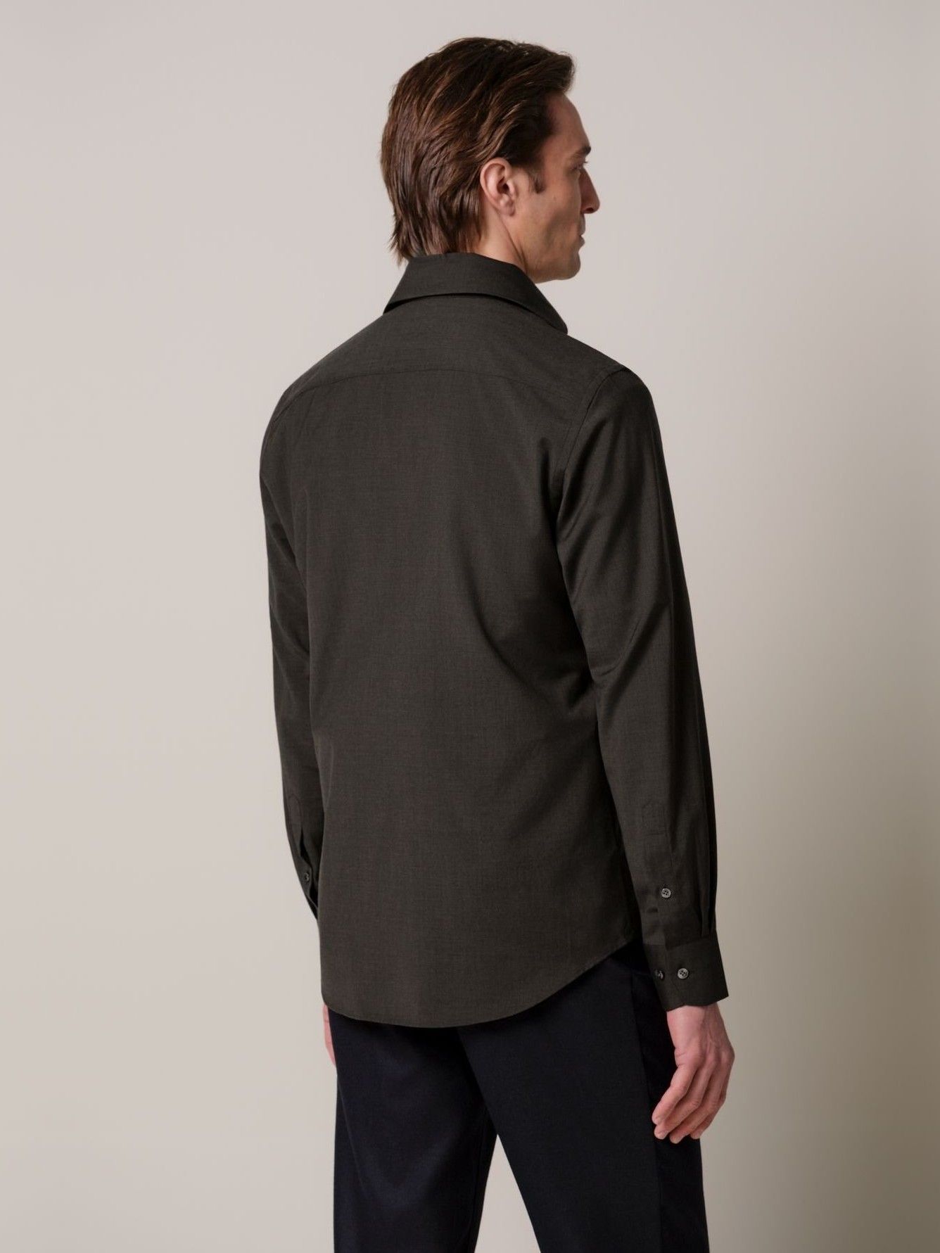 PROFUOMO - OVERHEMD - Bruin