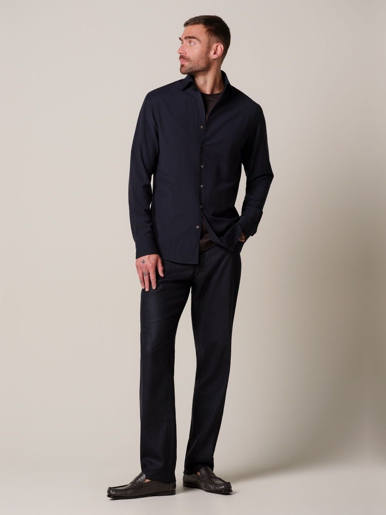 PROFUOMO - OVERHEMD - Blauw