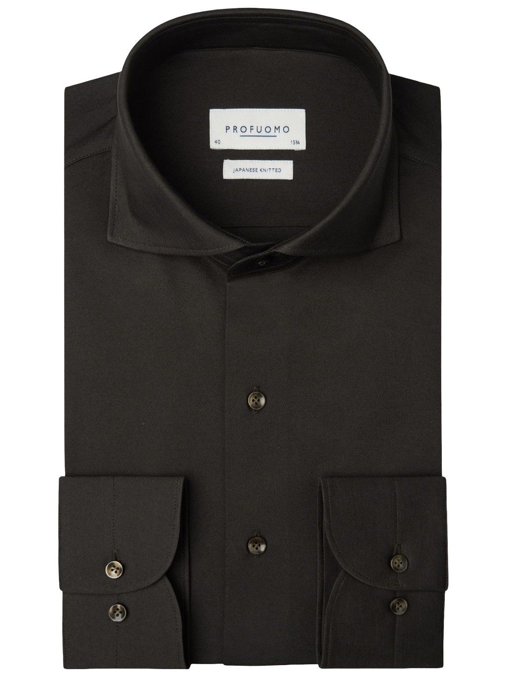 PROFUOMO - OVERHEMD - Bruin