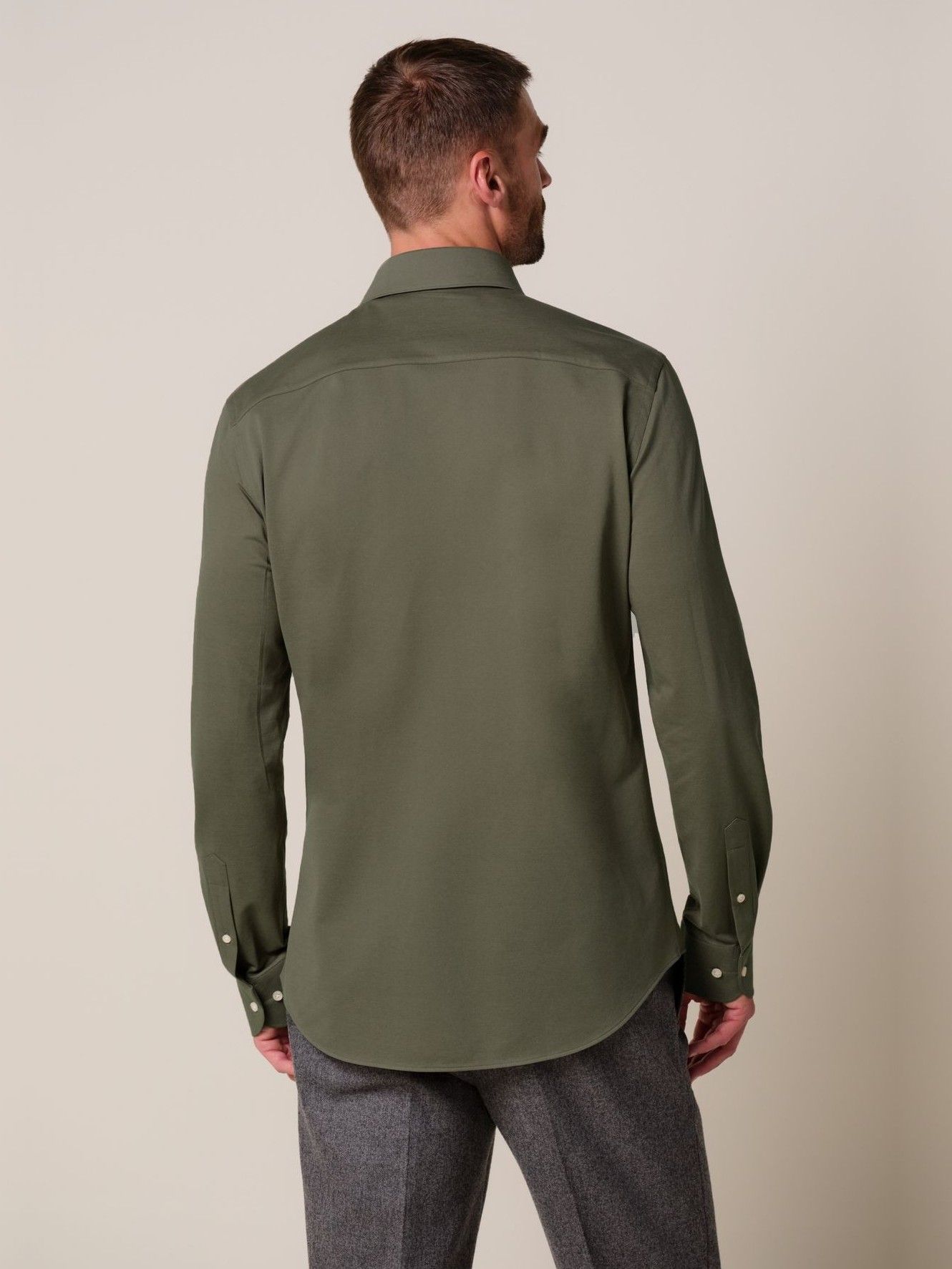 PROFUOMO - OVERHEMD - Groen