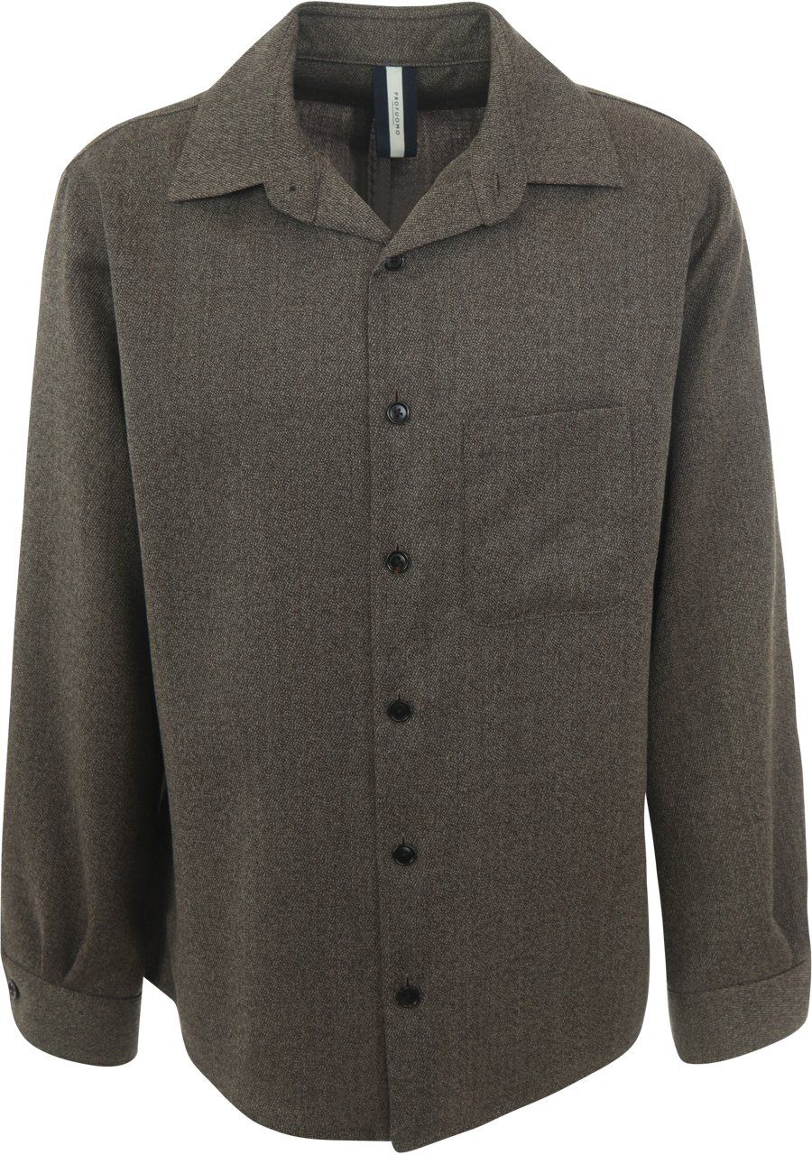 PROFUOMO - OVERSHIRT - Bruin