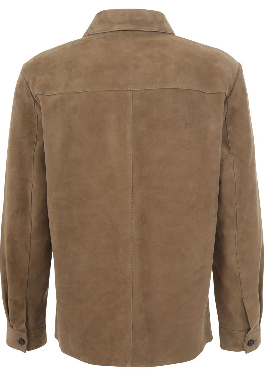 PROFUOMO - OVERSHIRT - Bruin