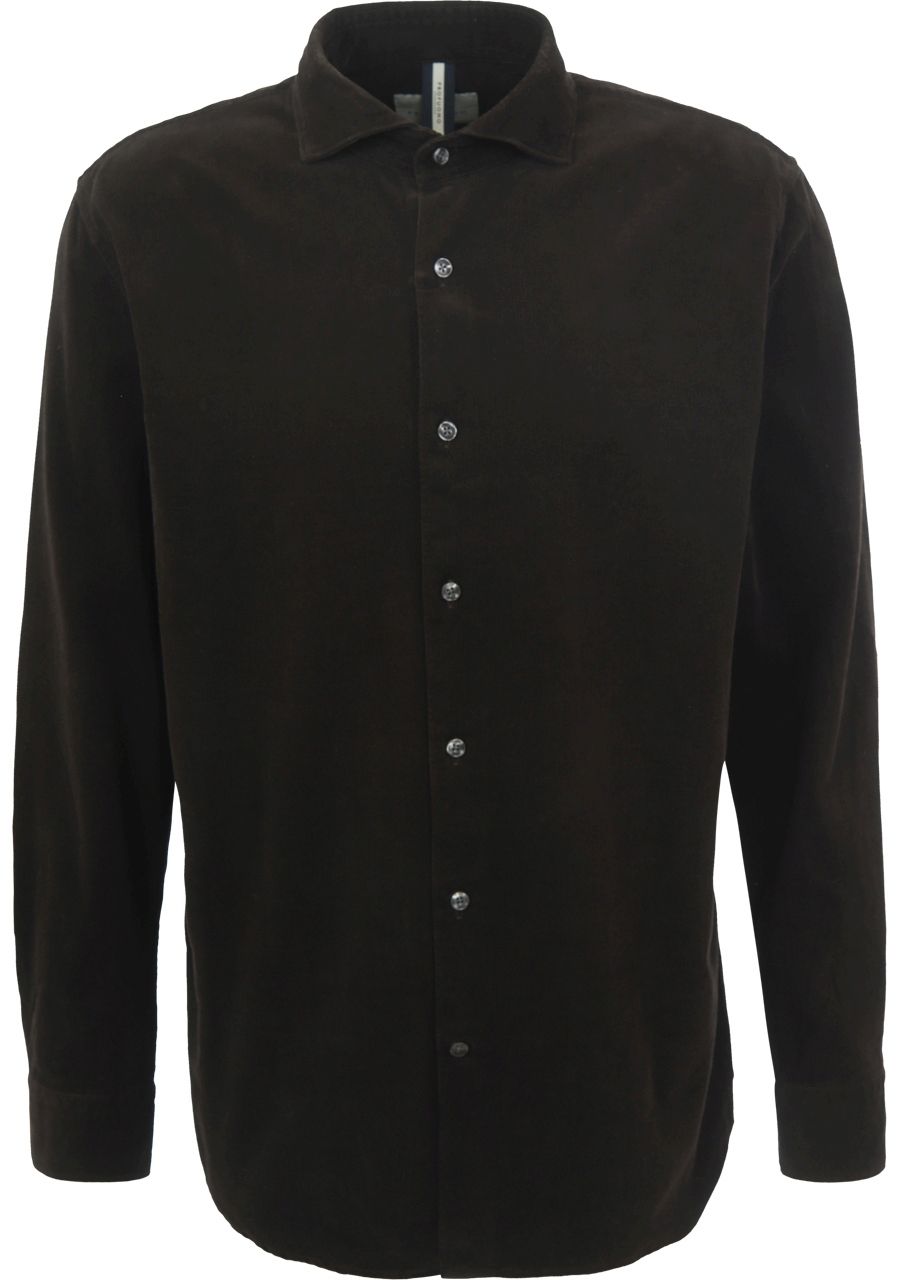 PROFUOMO - OVERHEMD - Bruin