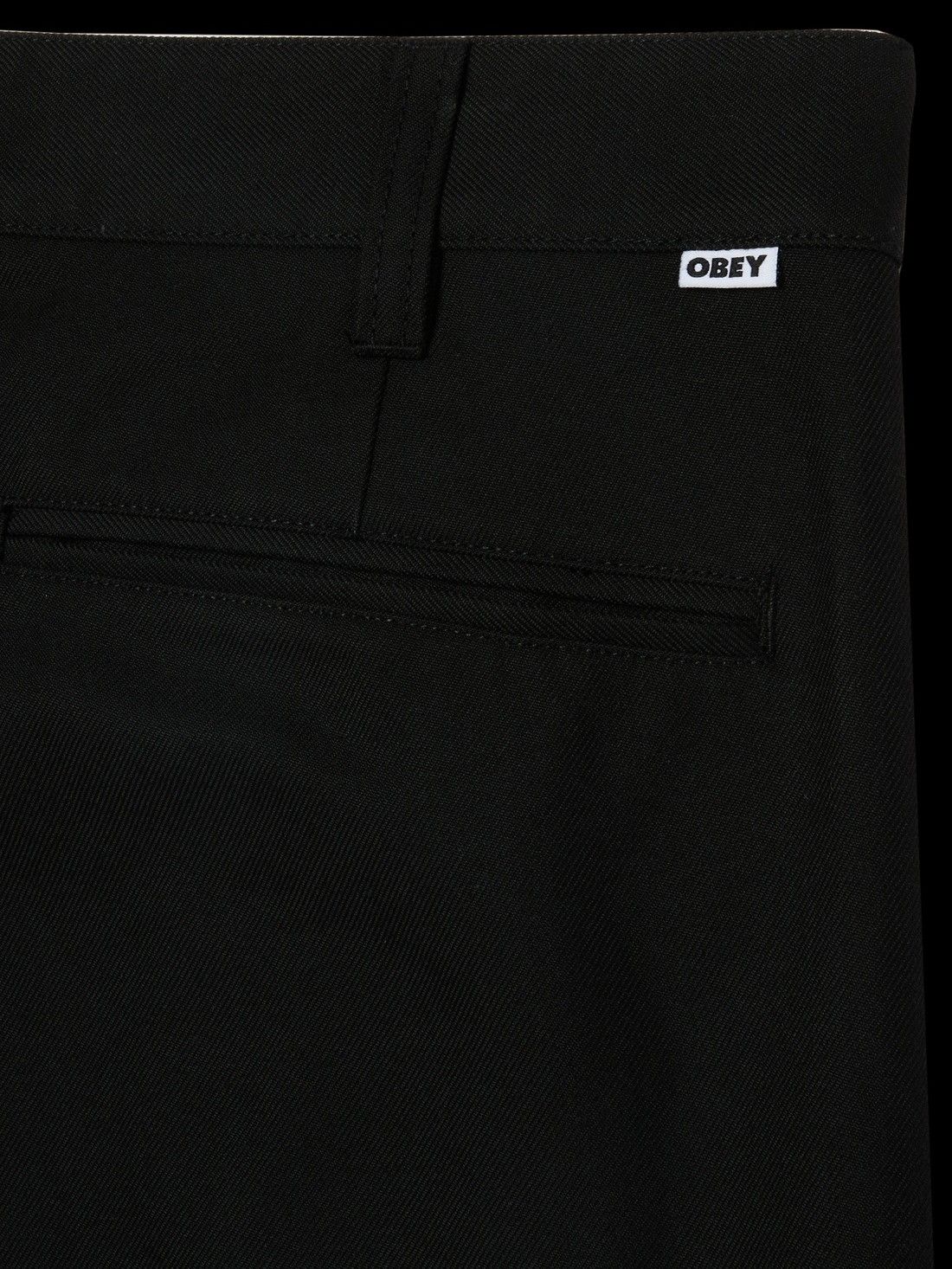 OBEY - BROEK - Zwart