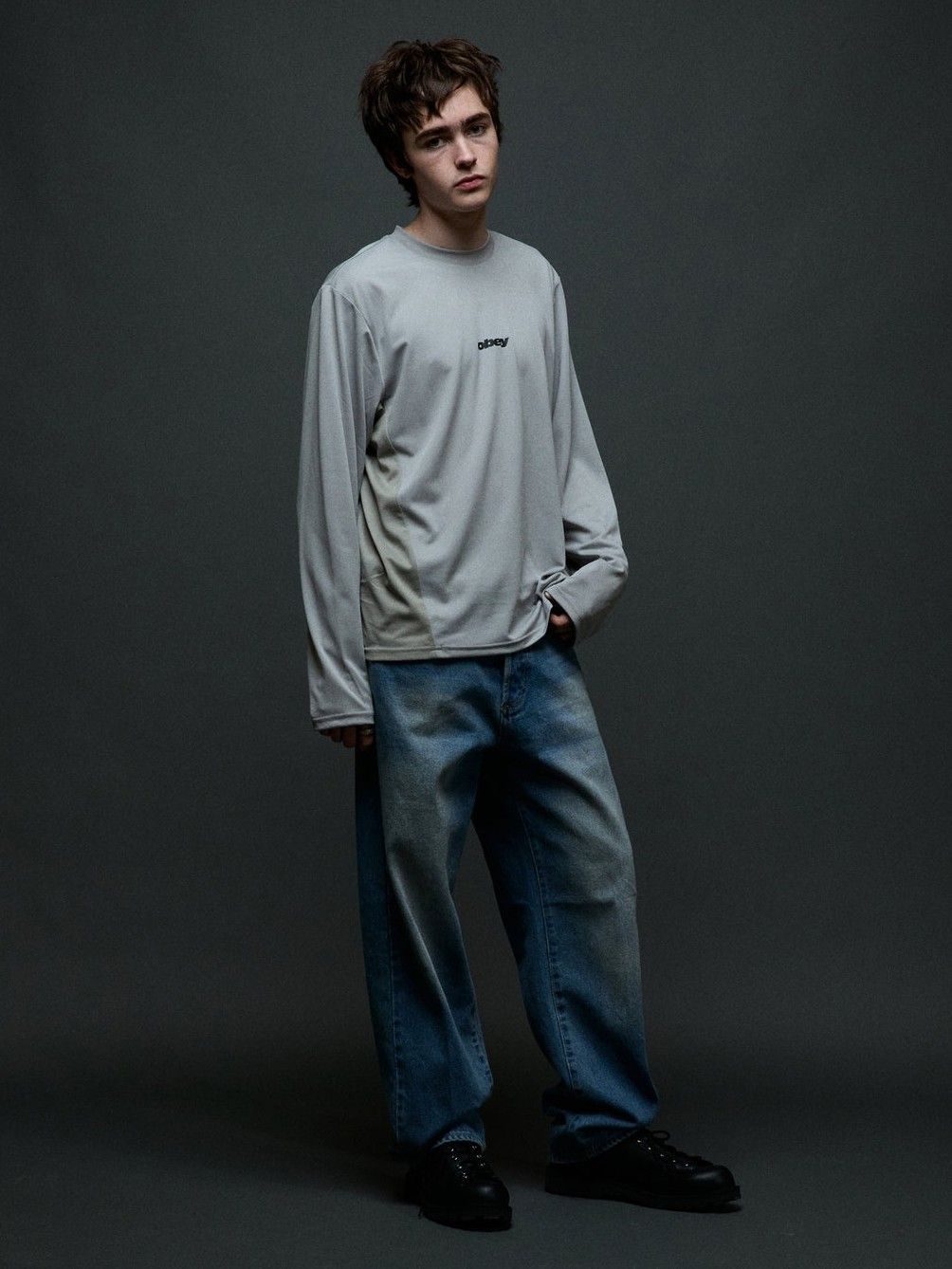 OBEY - TSHIRT - Grijs