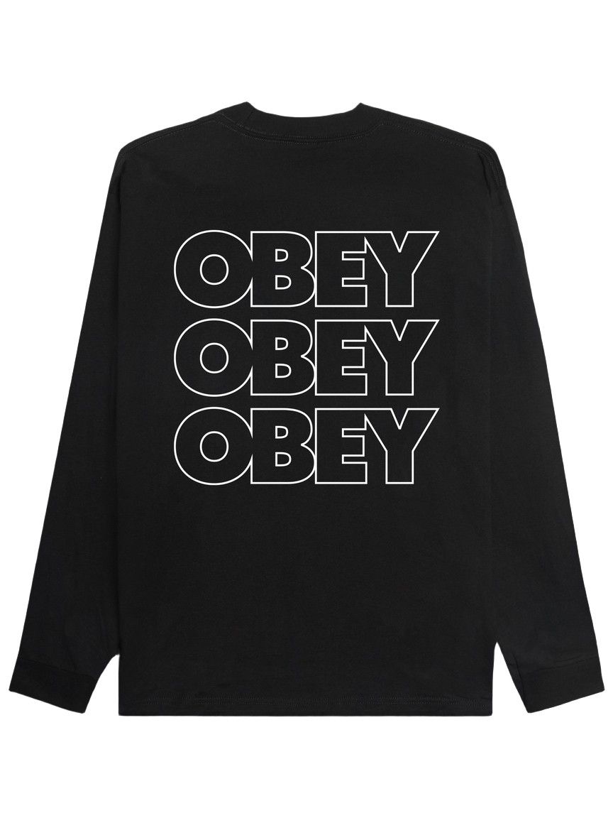 OBEY - TSHIRT - Zwart